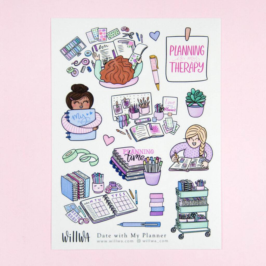 Willwa - Date with My Planner - The Dreamer's Bookshop.