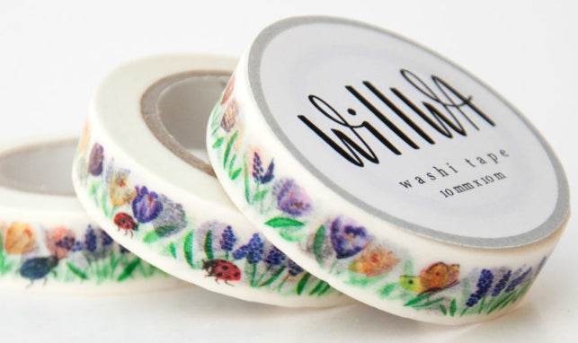 Willwa - Colorful Spring Garden - Washi Tape - The Dreamer's Bookshop.