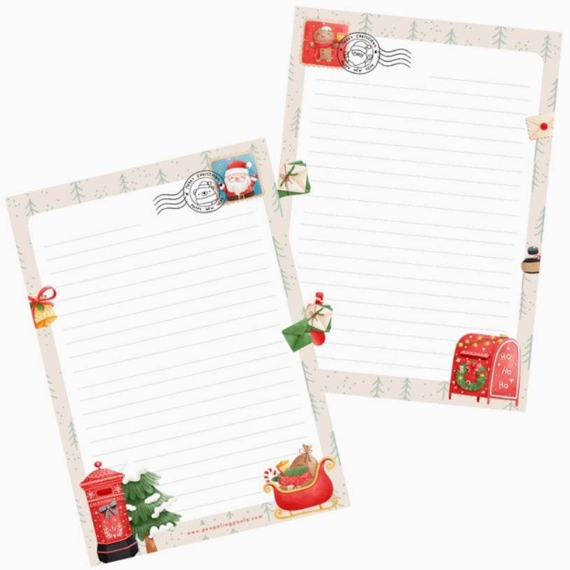 Penpaling Paula - Christmas Mail - Briefblok - The Dreamer's Bookshop.