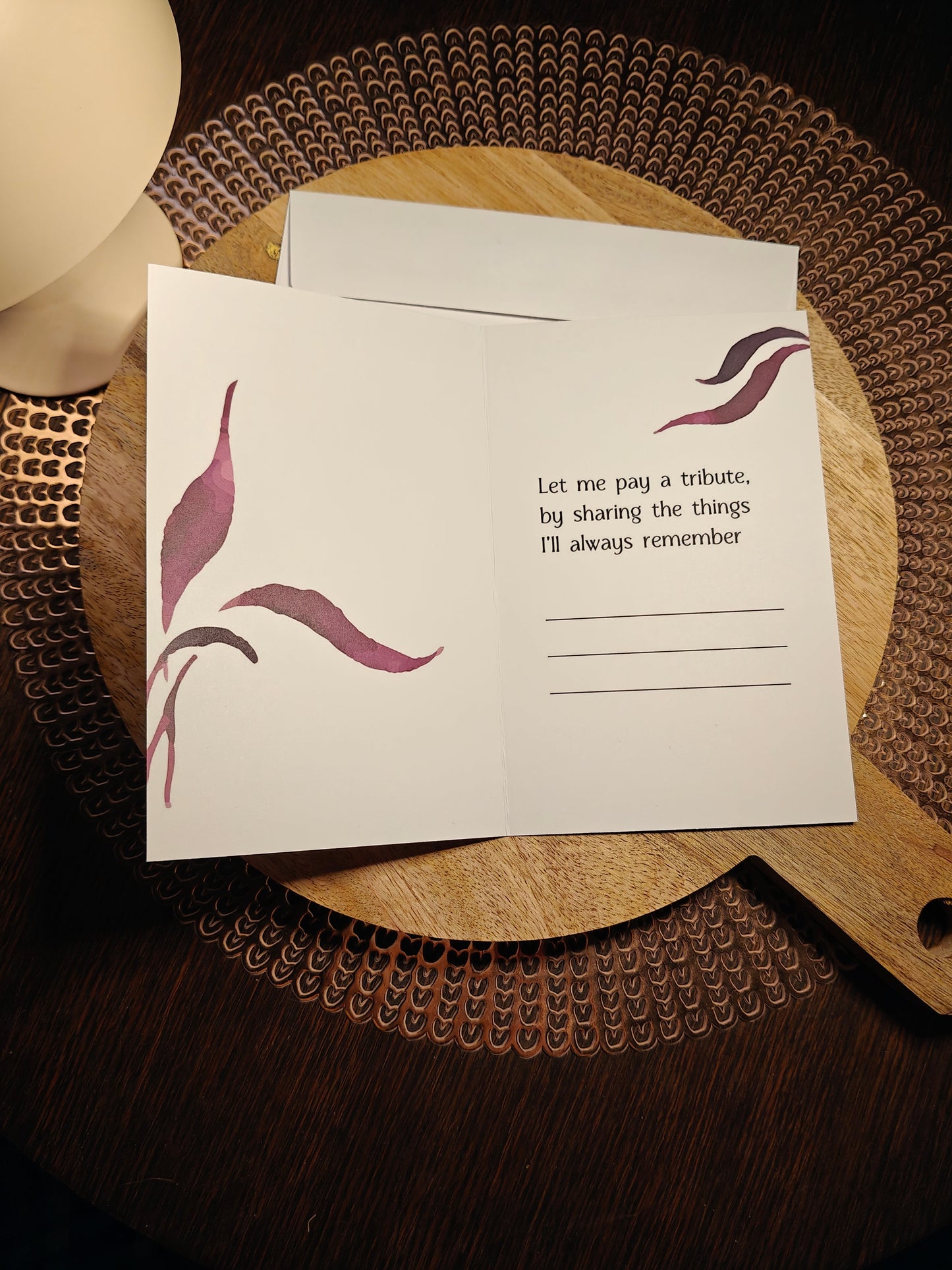 The Dreamer's Bookshop "Before we say Goodbye" Sympathy Card - The Dreamer's Bookshop.