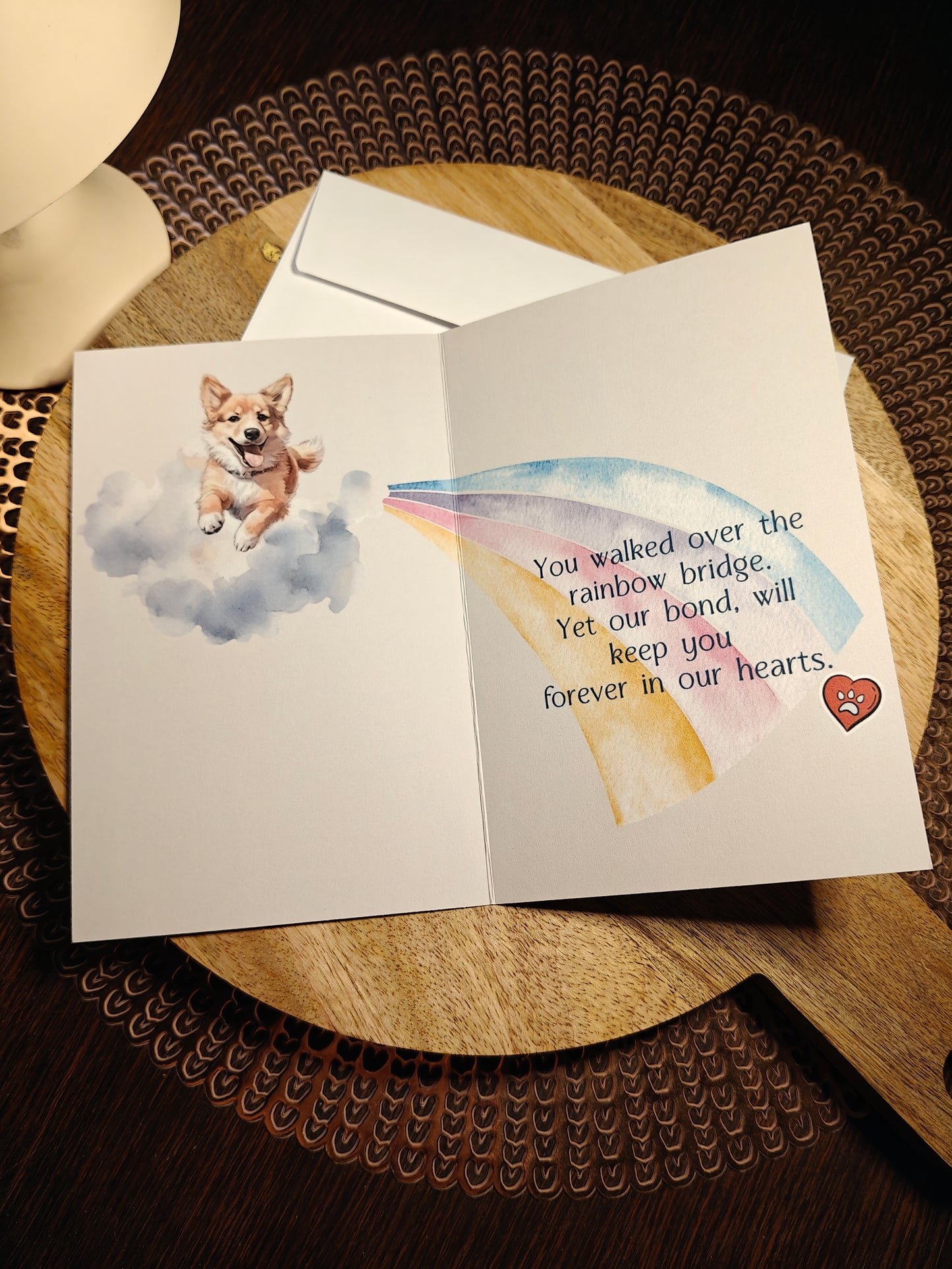 The Dreamer's Bookshop "Goodbye Dog" Sympathy Card - The Dreamer's Bookshop.