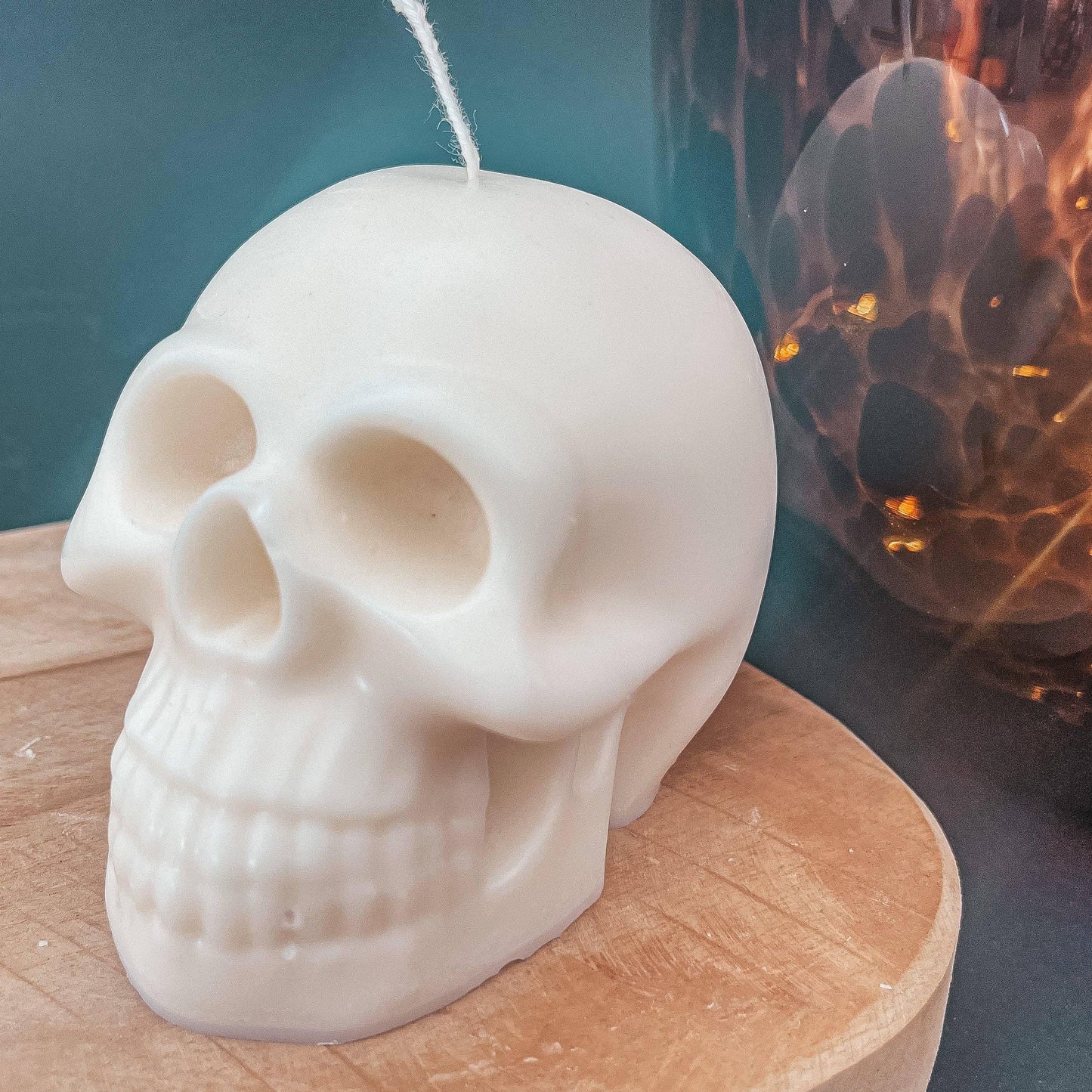 Brickstar Belgium - Kaars Skull - The Dreamer's Bookshop.