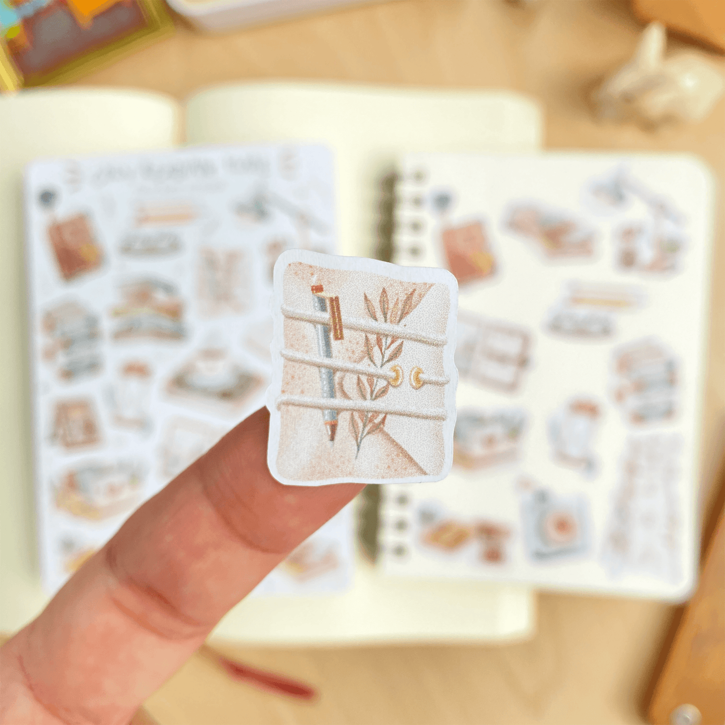 LETTOOn - Stickervel - Leestijd - The Dreamer's Bookshop.