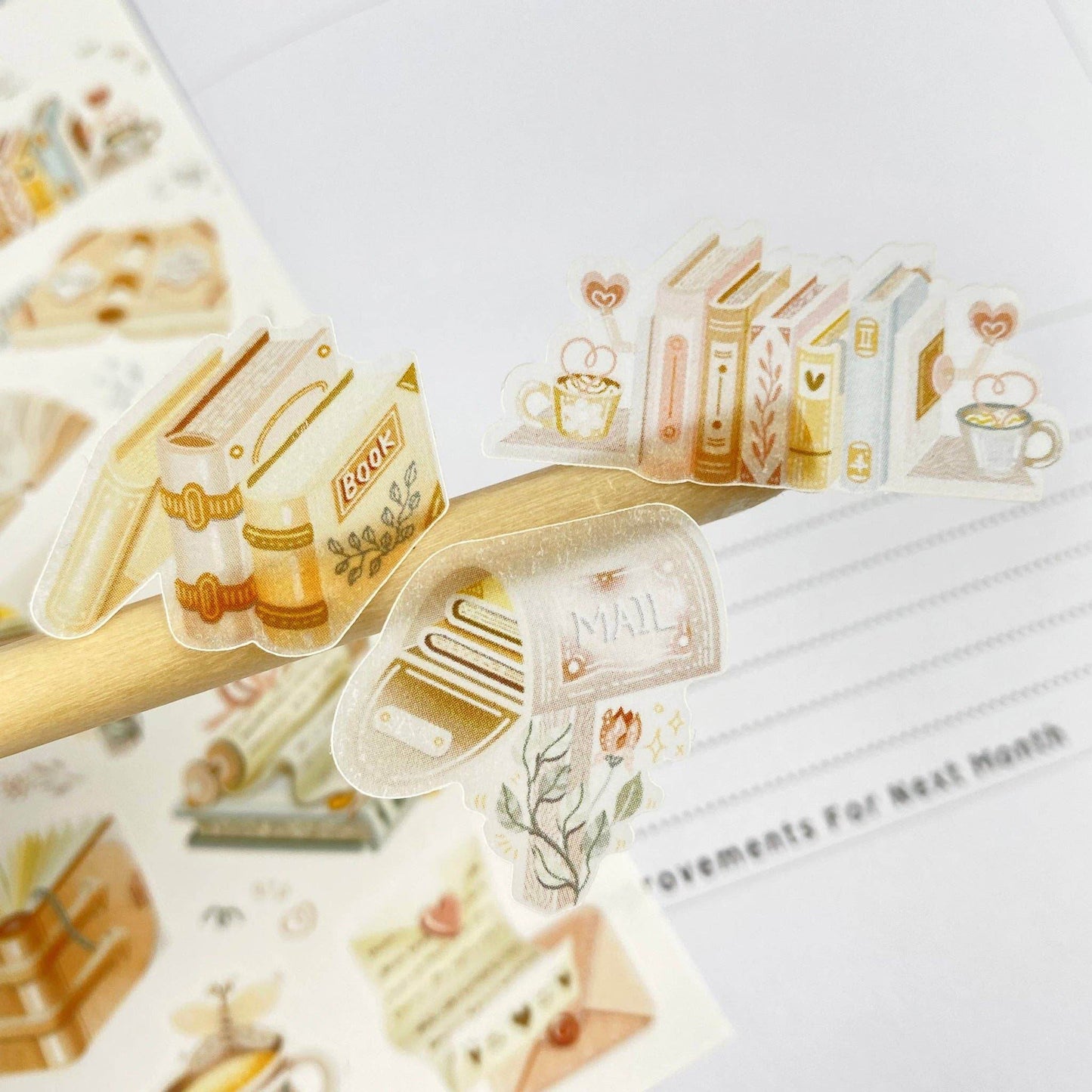 LETTOOn - Stickervel - Leestijd - The Dreamer's Bookshop.