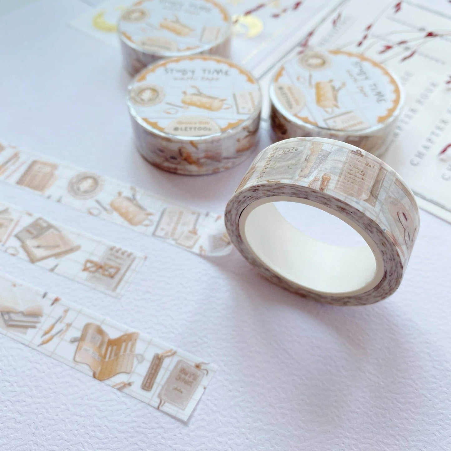 LETTOOn - Washi Tape - Studietijd - The Dreamer's Bookshop.