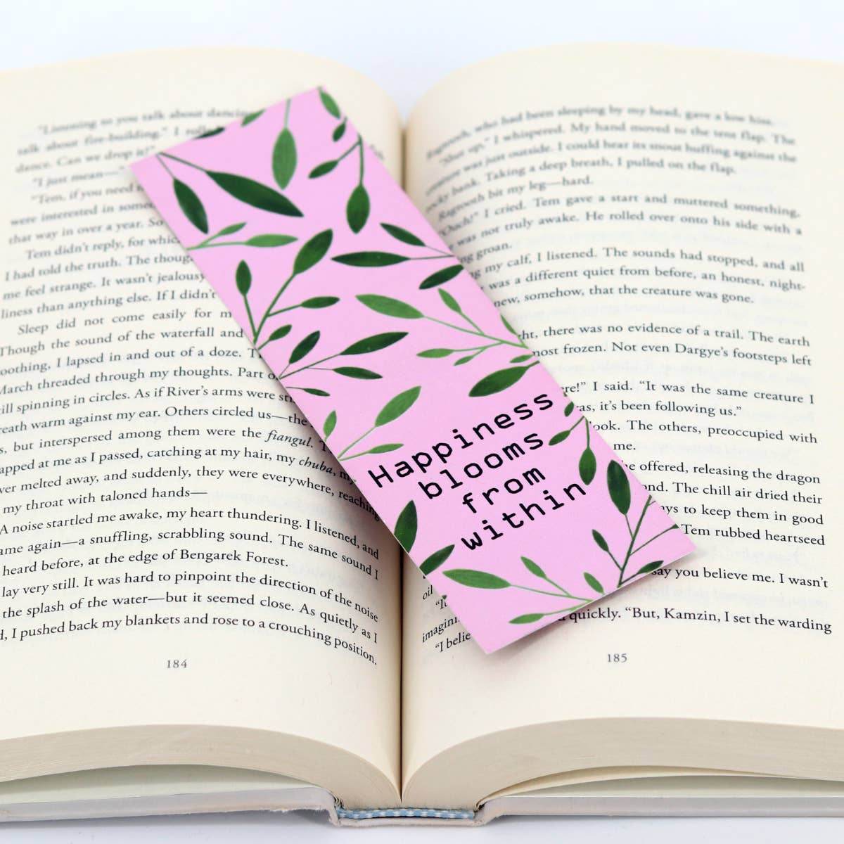 Bladwijzer Blooms van binnenuit - The Dreamer's Bookshop.