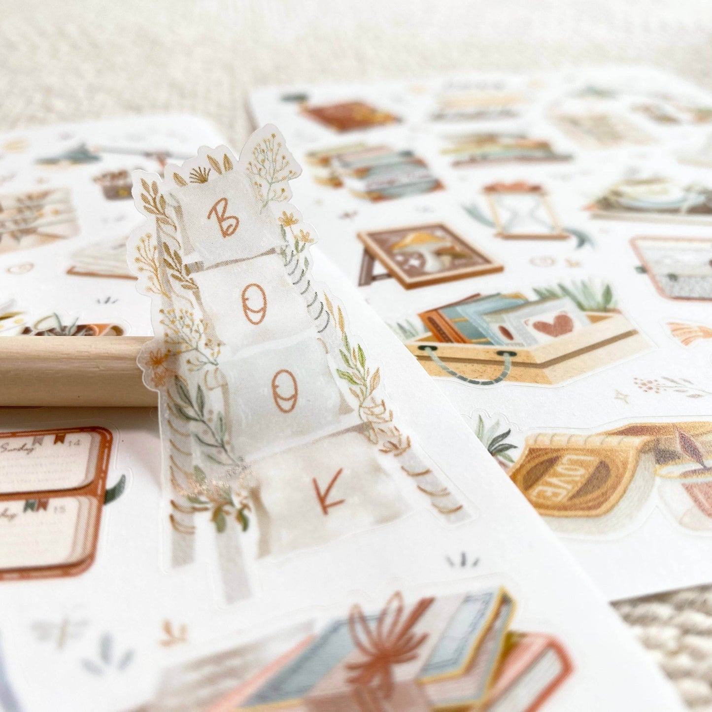 LETTOOn - Stickervel - Leestijd - The Dreamer's Bookshop.