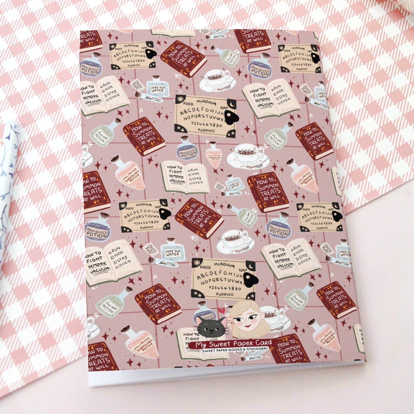 My Sweet Paper Card - Cat Magic Notitieboek - Notitieboek voor Halloween - The Dreamer's Bookshop.