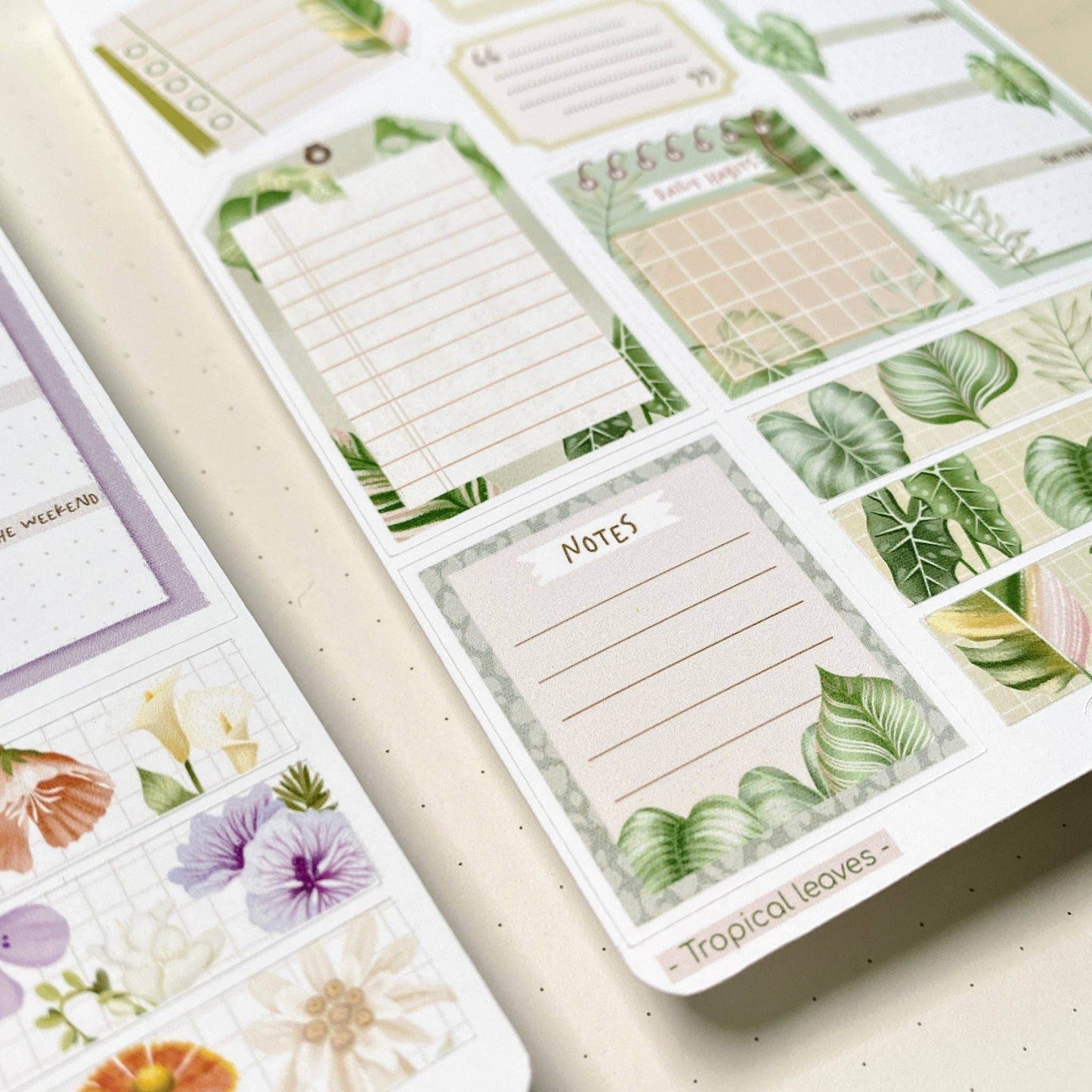 LETTOOn - Stickervel - Bullet Journal Essentials - The Dreamer's Bookshop.