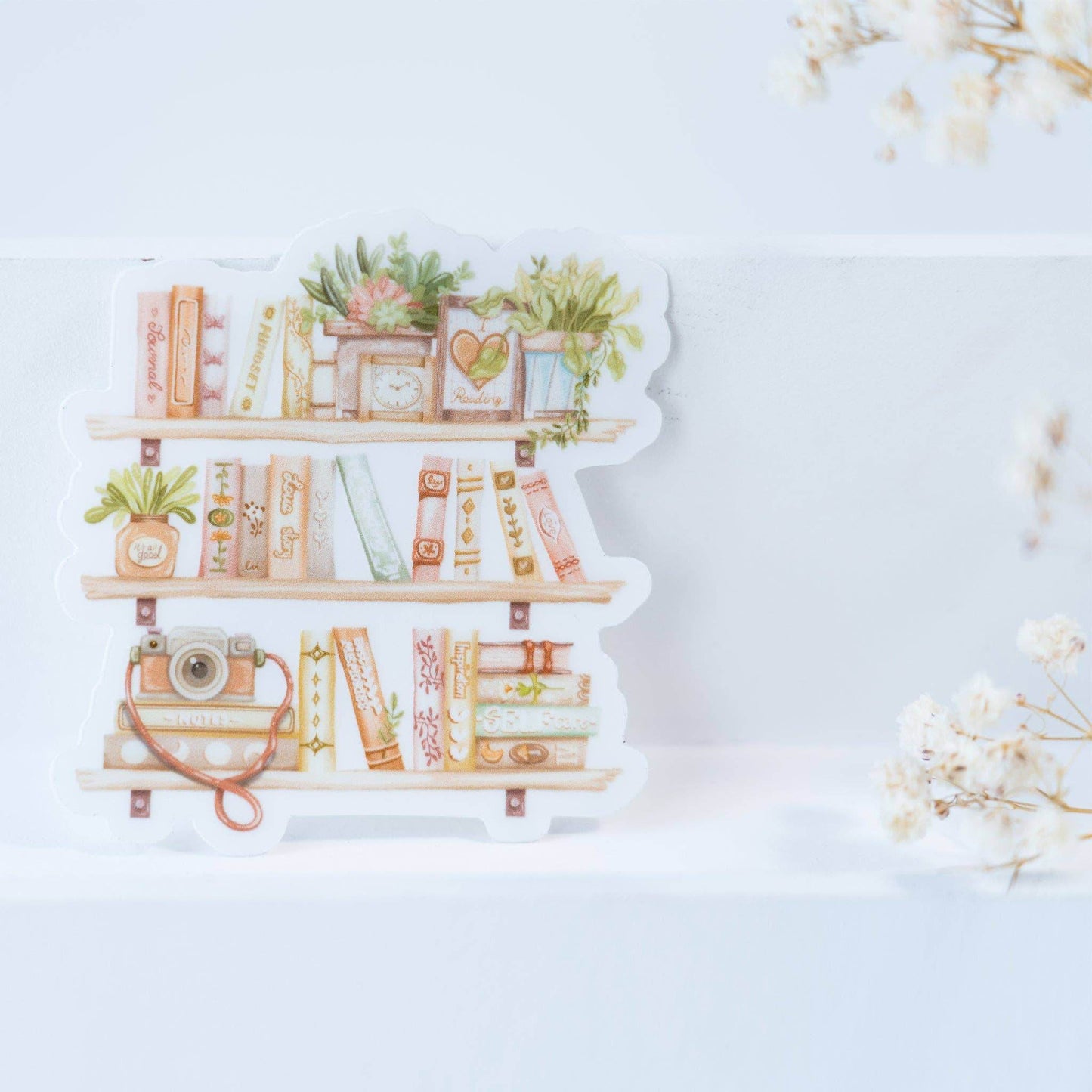 LETTOOn - Doorzichtige vinylsticker - Inspiration Shelf - The Dreamer's Bookshop.