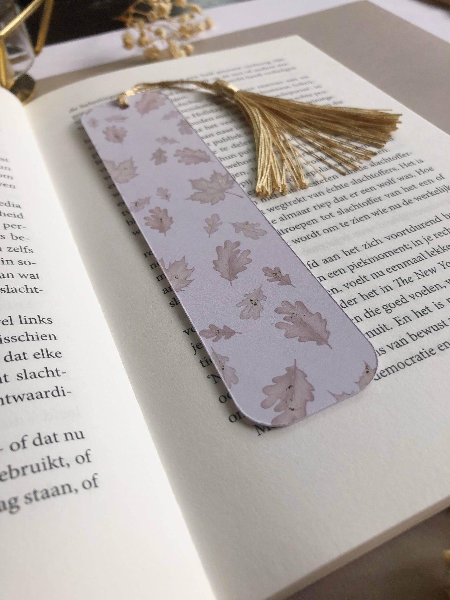 T's Stationery - „Leaves Bookmark” - The Dreamer's Bookshop.