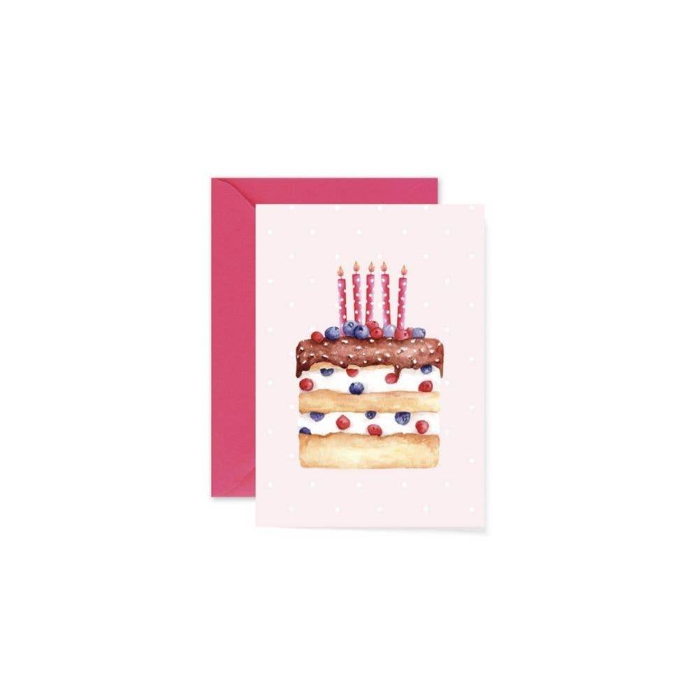 Very Wonder di Chiara Veri - Wenskaart - Wild Berries Cake - The Dreamer's Bookshop.