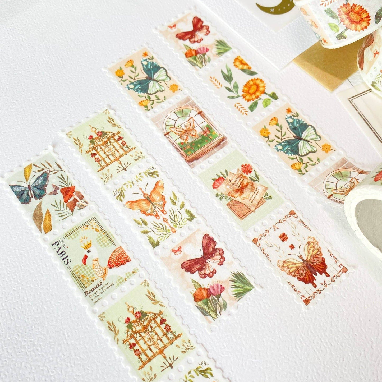 LETTOOn - Stempel Washi Tape - Dreamy Stamps - The Dreamer's Bookshop.