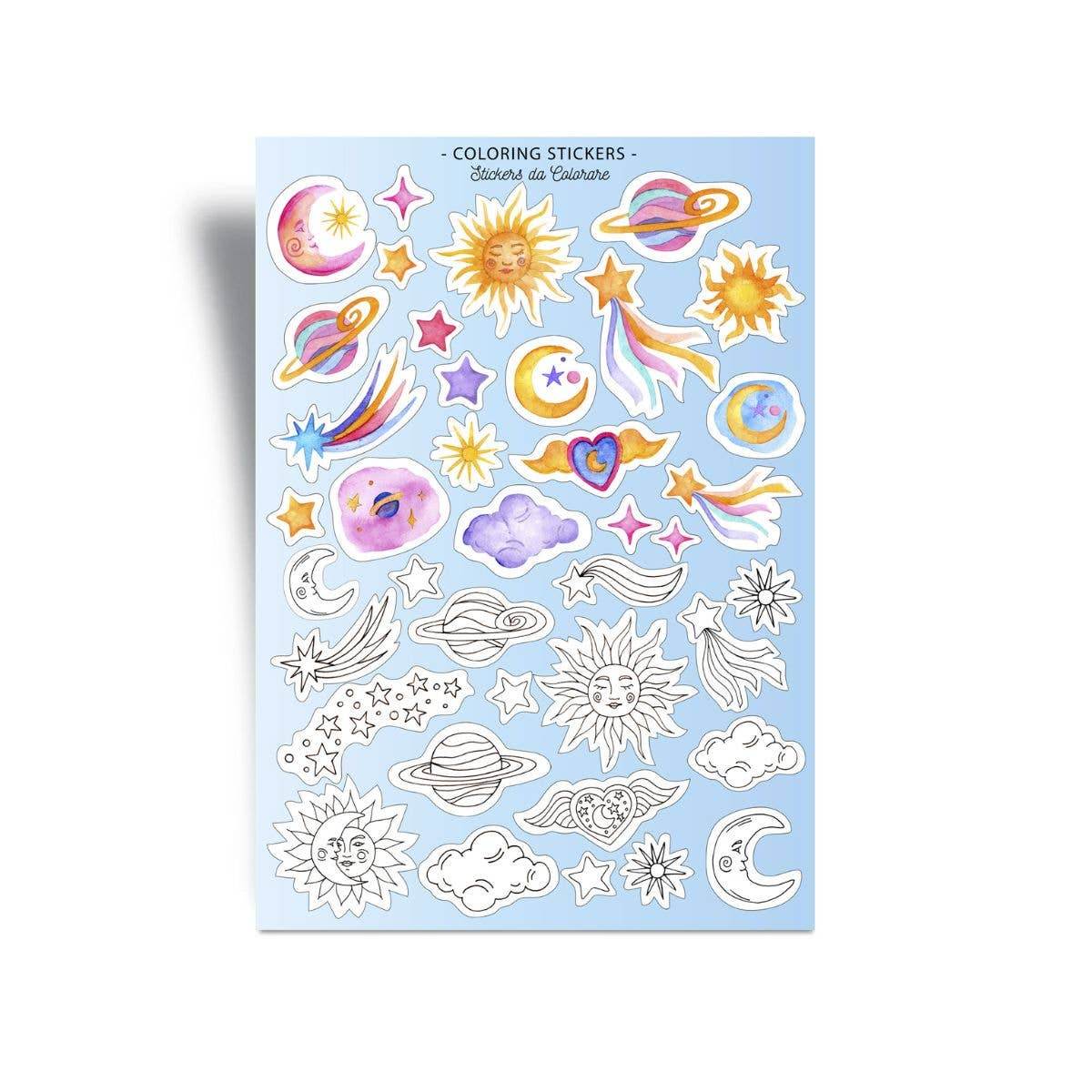 Very Wonder di Chiara Veri - Stickers - Galaxy - The Dreamer's Bookshop.