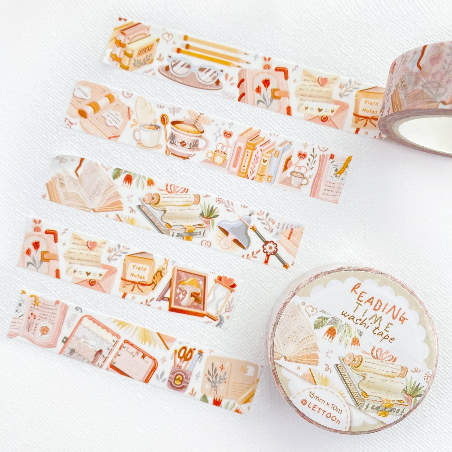 LETTOOn - Washi Tape - Leestijd - The Dreamer's Bookshop.