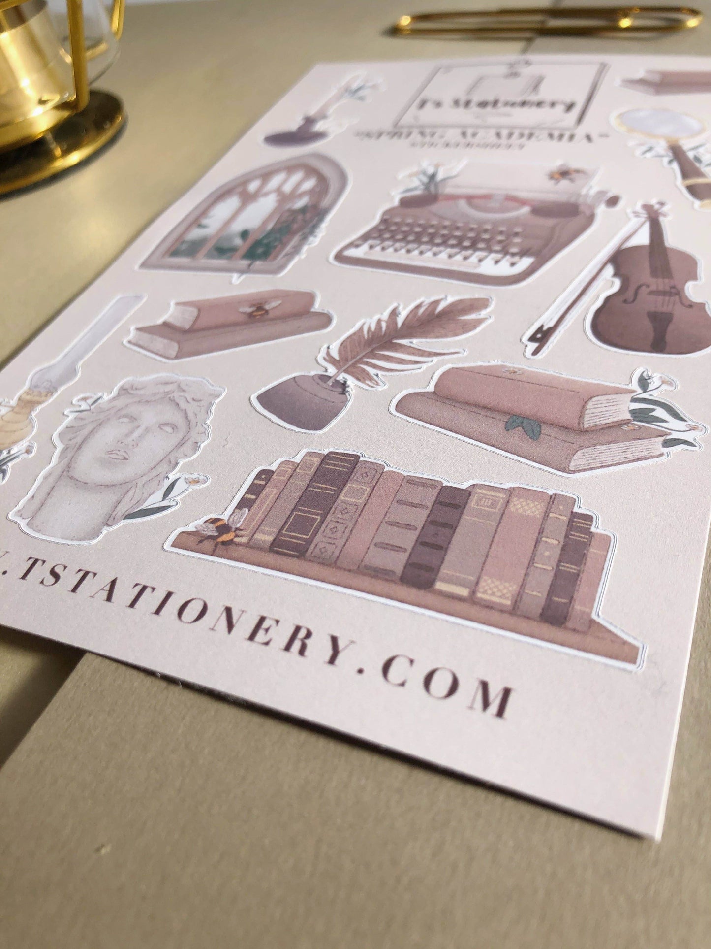 T's Stationery - „Spring Academia” - The Dreamer's Bookshop.