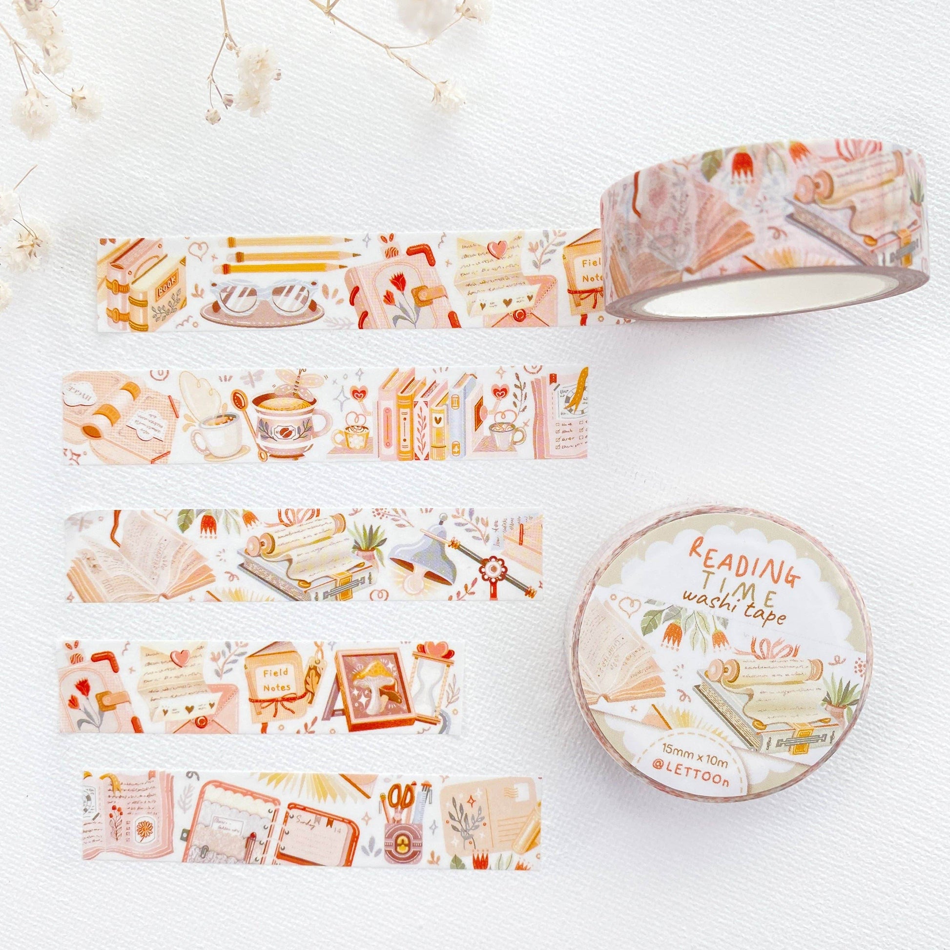 LETTOOn - Washi Tape - Leestijd - The Dreamer's Bookshop.