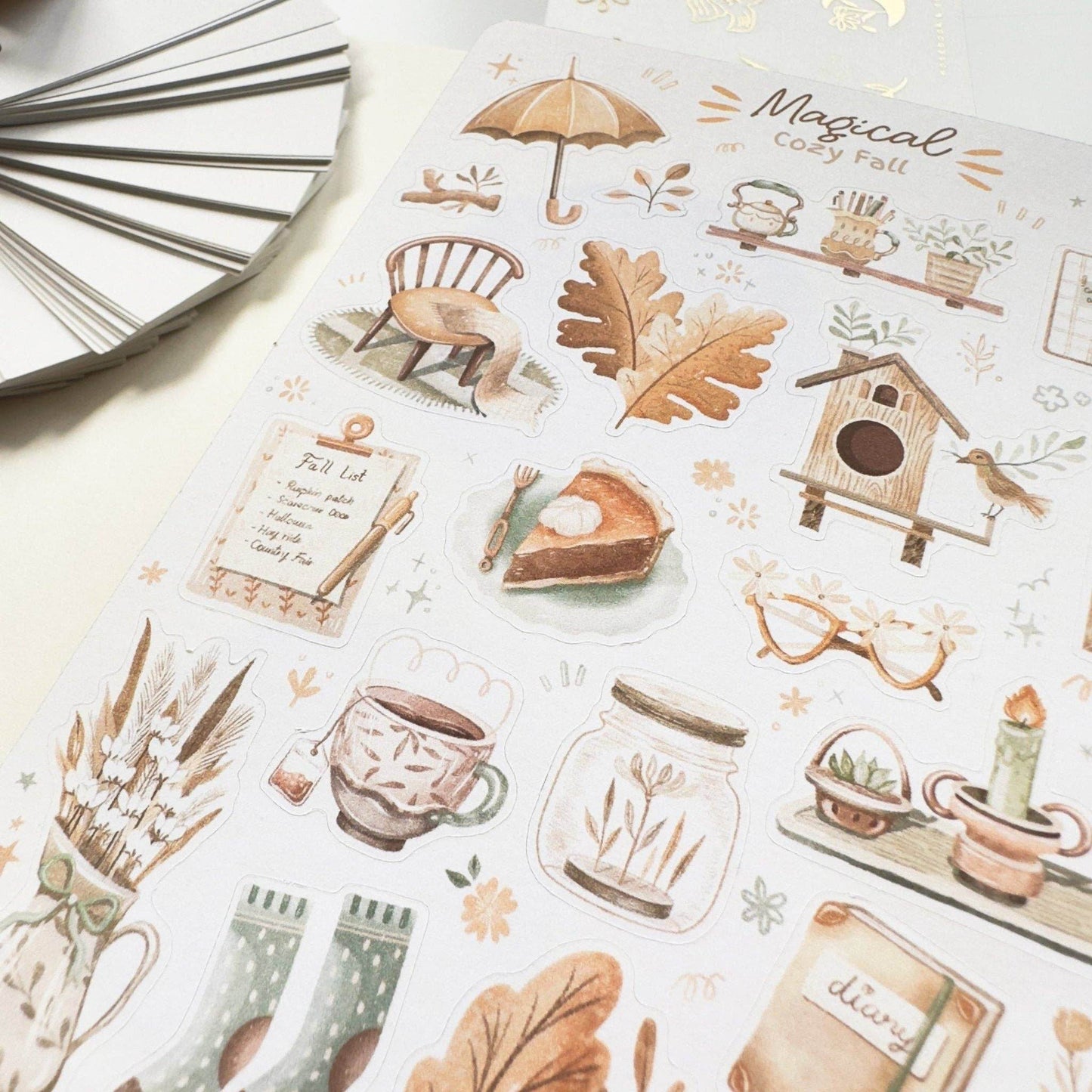 LETTOOn - Stickervel - Magical Cosy Fall - The Dreamer's Bookshop.