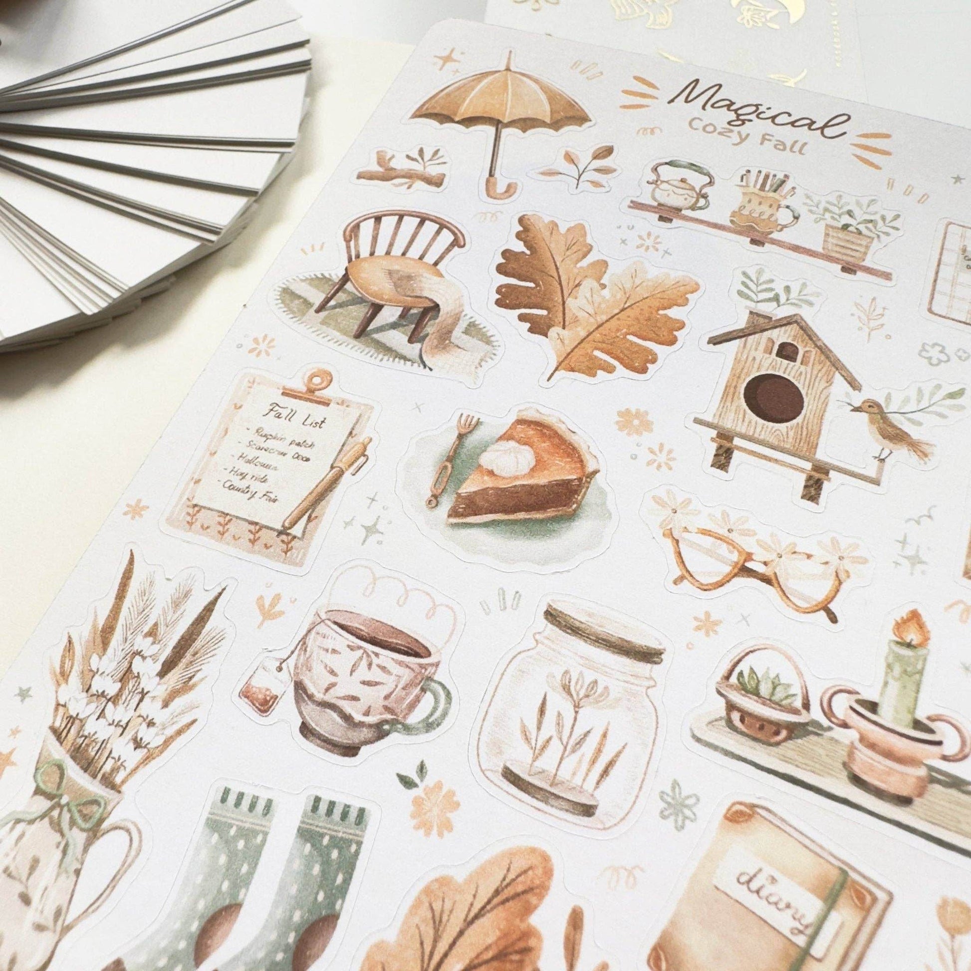 LETTOOn - Stickervel - Magical Cosy Fall - The Dreamer's Bookshop.