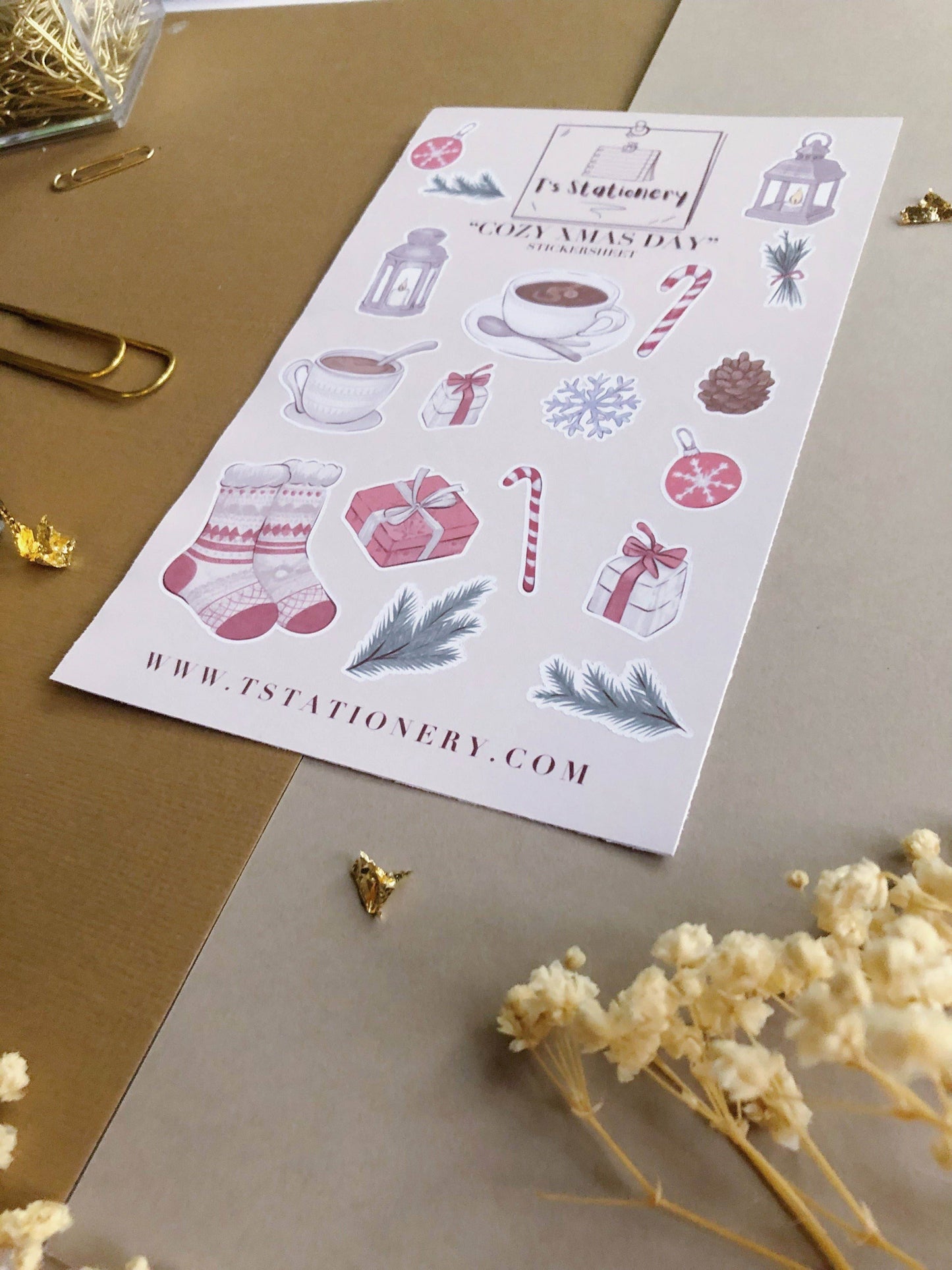 T's Stationery - „Gezellige kerstdag” - The Dreamer's Bookshop.