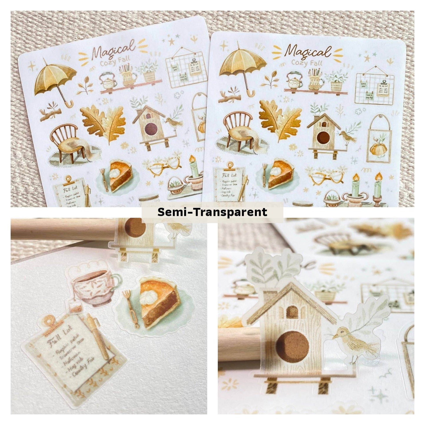 LETTOOn - Stickervel - Magical Cosy Fall - The Dreamer's Bookshop.