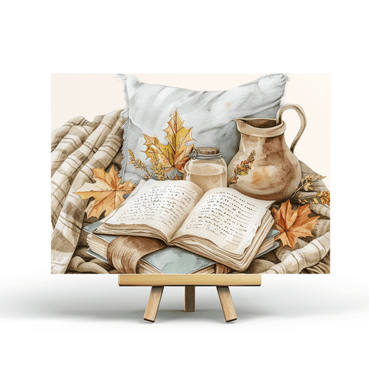 Penpaling Paula - Cosy Autumn - Ansichtkaart - The Dreamer's Bookshop.