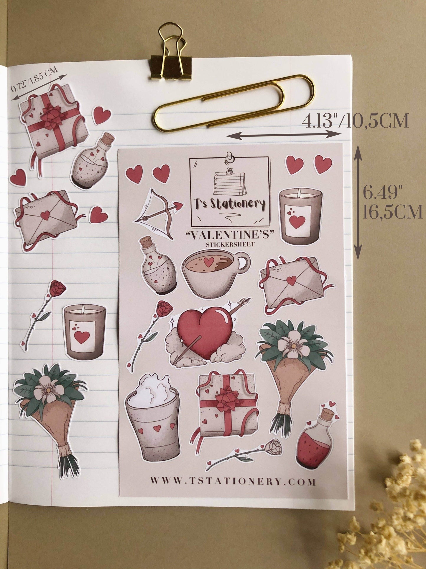 T's Stationery - „Valentijn” - The Dreamer's Bookshop.
