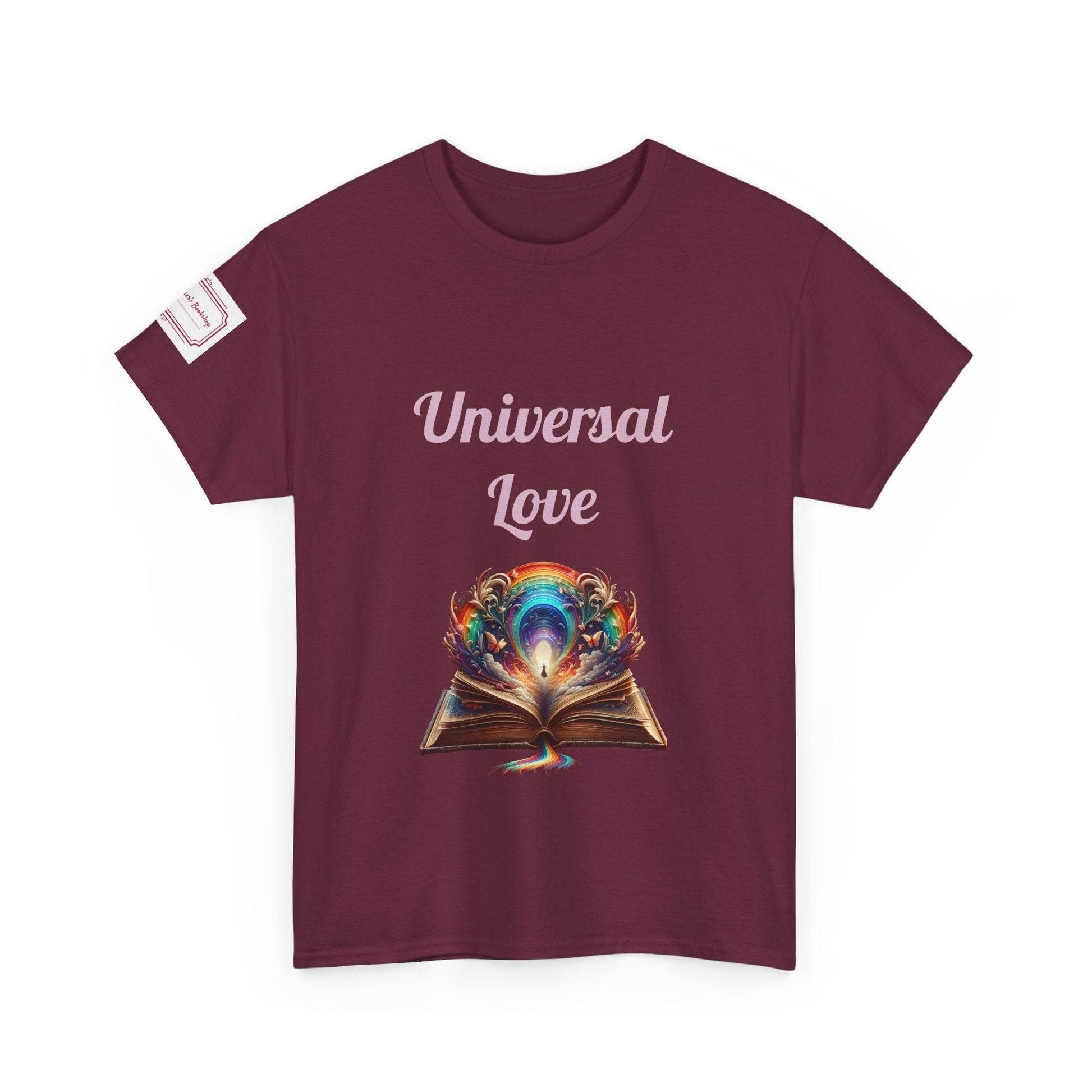 Universal Love - Unisex Heavy Cotton Tee - Queer Romance Books - The Dreamer's Bookshop.