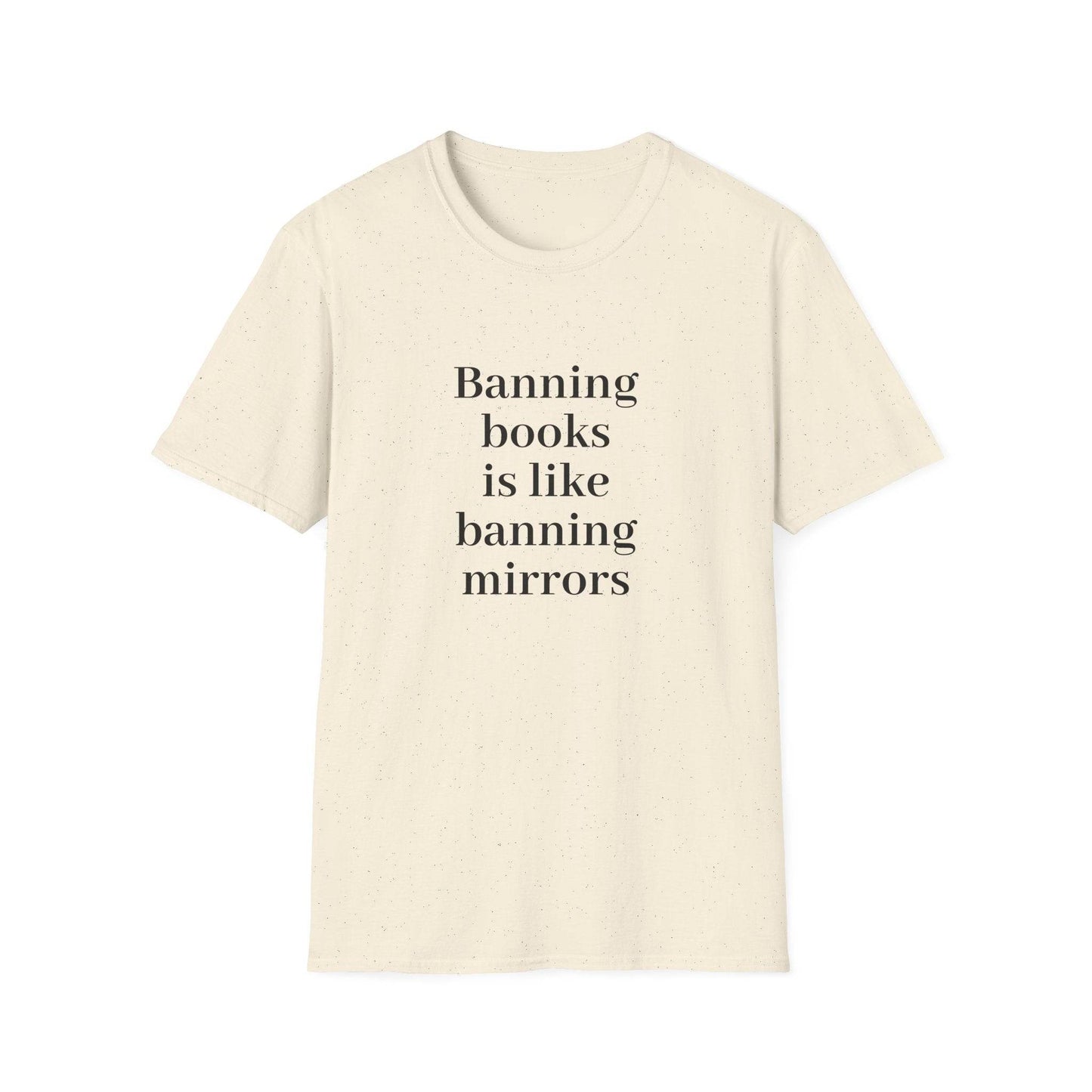 Unisex Softstyle T-Shirt - 'Banning Books' - The Dreamer's Bookshop.