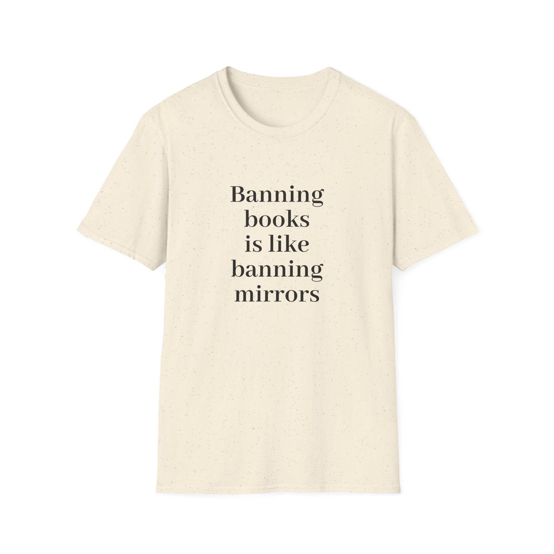 Unisex Softstyle T-Shirt - 'Banning Books' - The Dreamer's Bookshop.