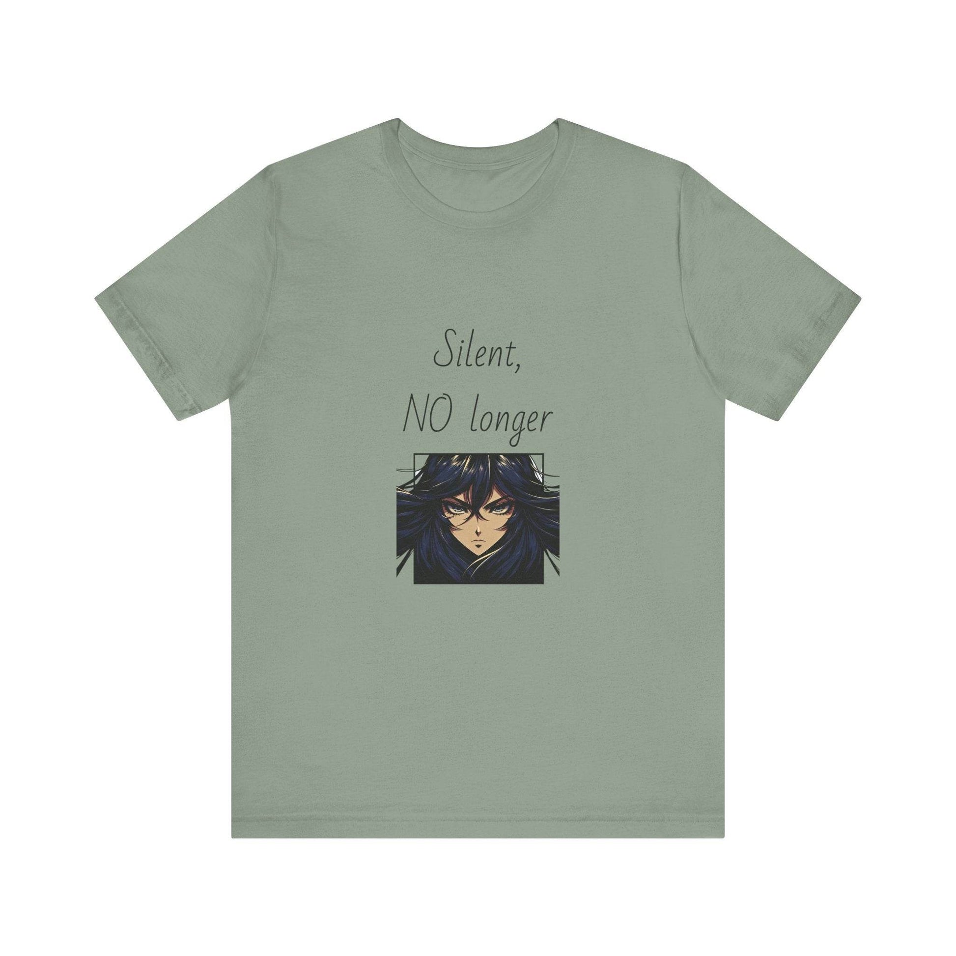 Fierce Survivor Unisex Short Sleeve Tee - Silent, NO longer - The Dreamer's Bookshop.