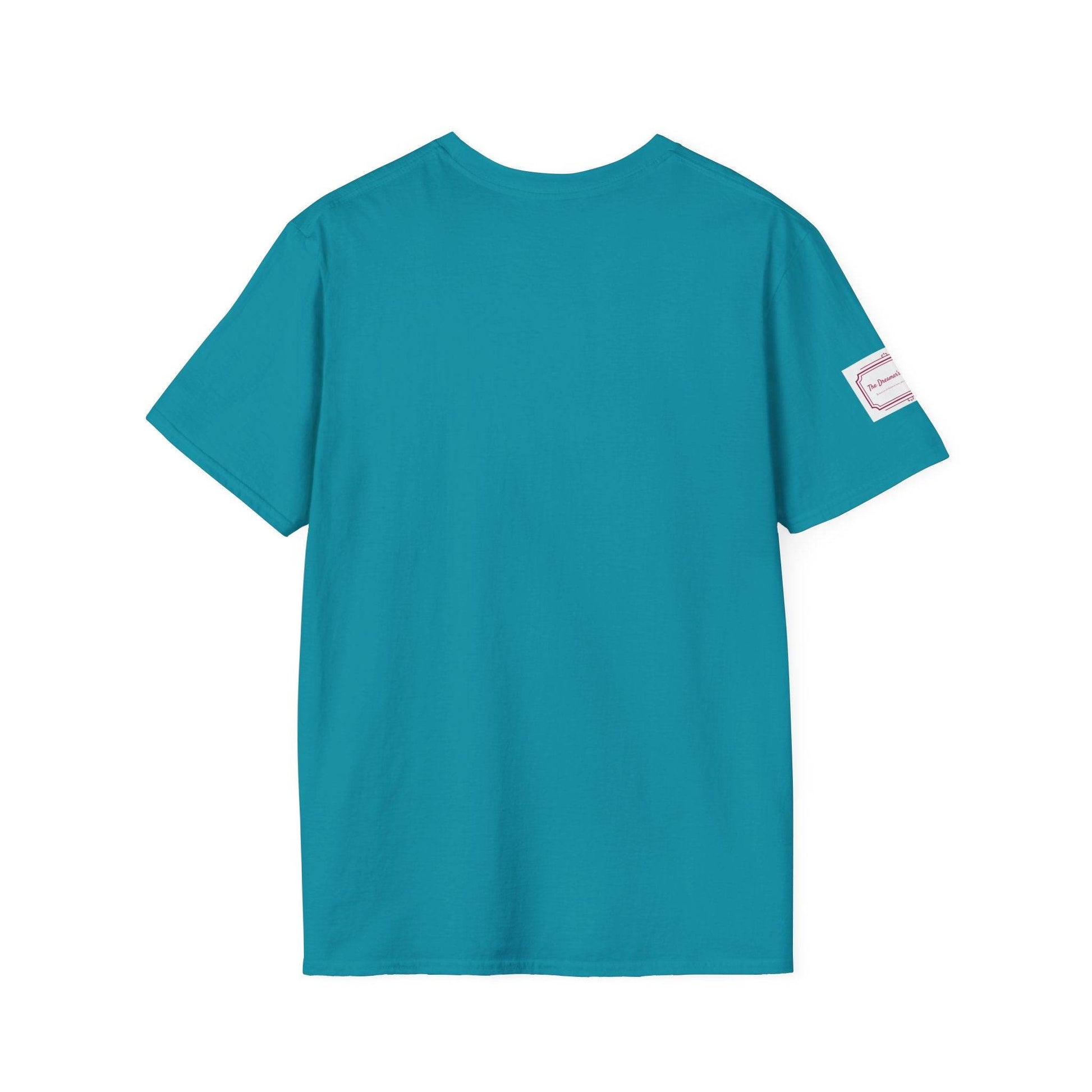 Inspirational Unisex Softstyle T-Shirt - 'Book Dragon' Motivational Design - The Dreamer's Bookshop.