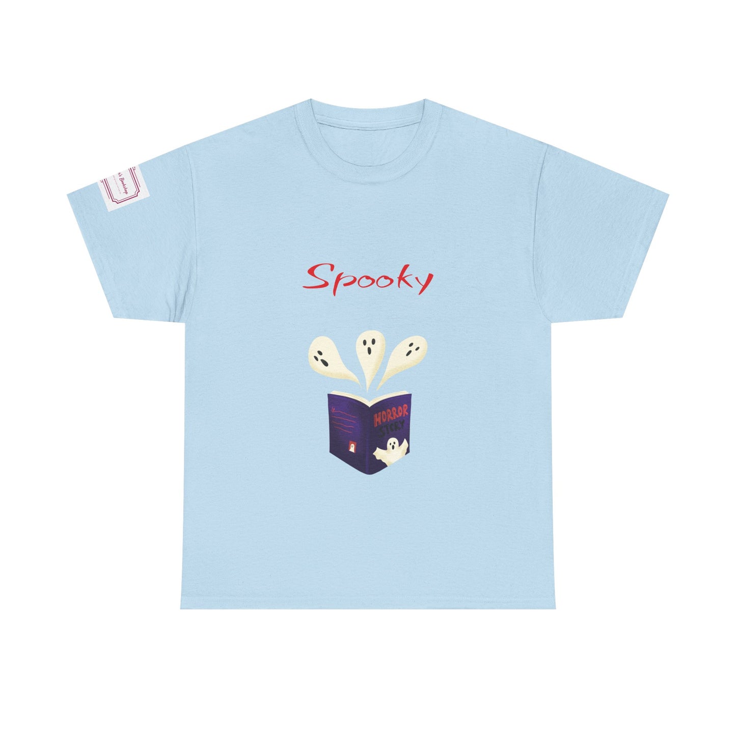 EU - Fiction - Unisex Heavy Cotton Tee - Spooky Books