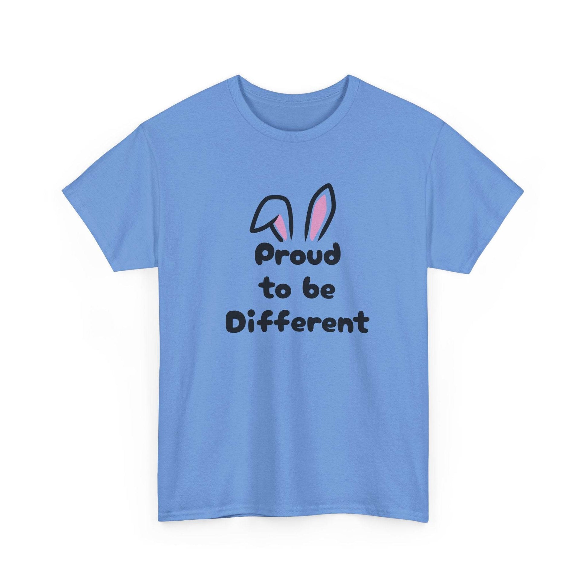 Proud to be Different Unisex Heavy Cotton Tee - Celebrate Individuality & Self-Expression - The Dreamer's Bookshop.