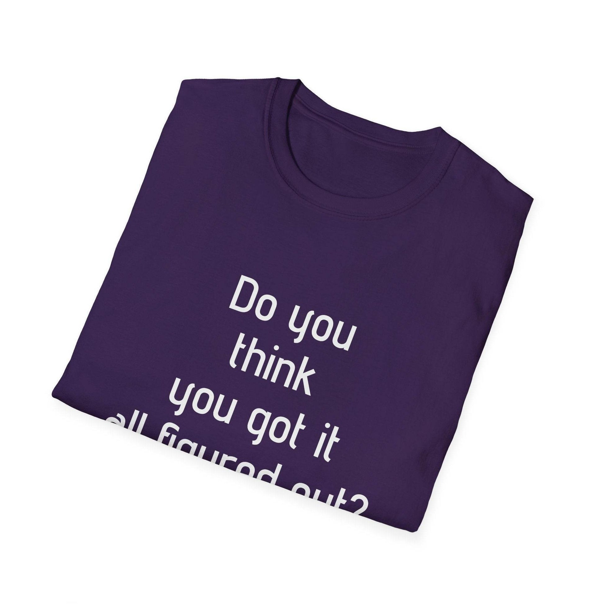 Unisex Softstyle T-Shirt - 'Think Again' - The Dreamer's Bookshop.