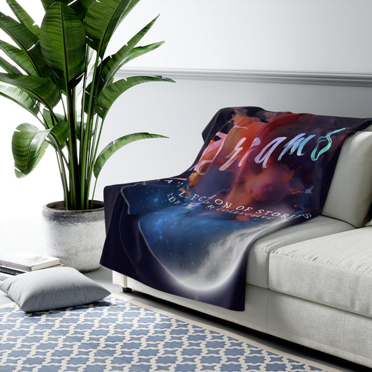 Cozy Sherpa Fleece Blanket - Dreams Cover Design