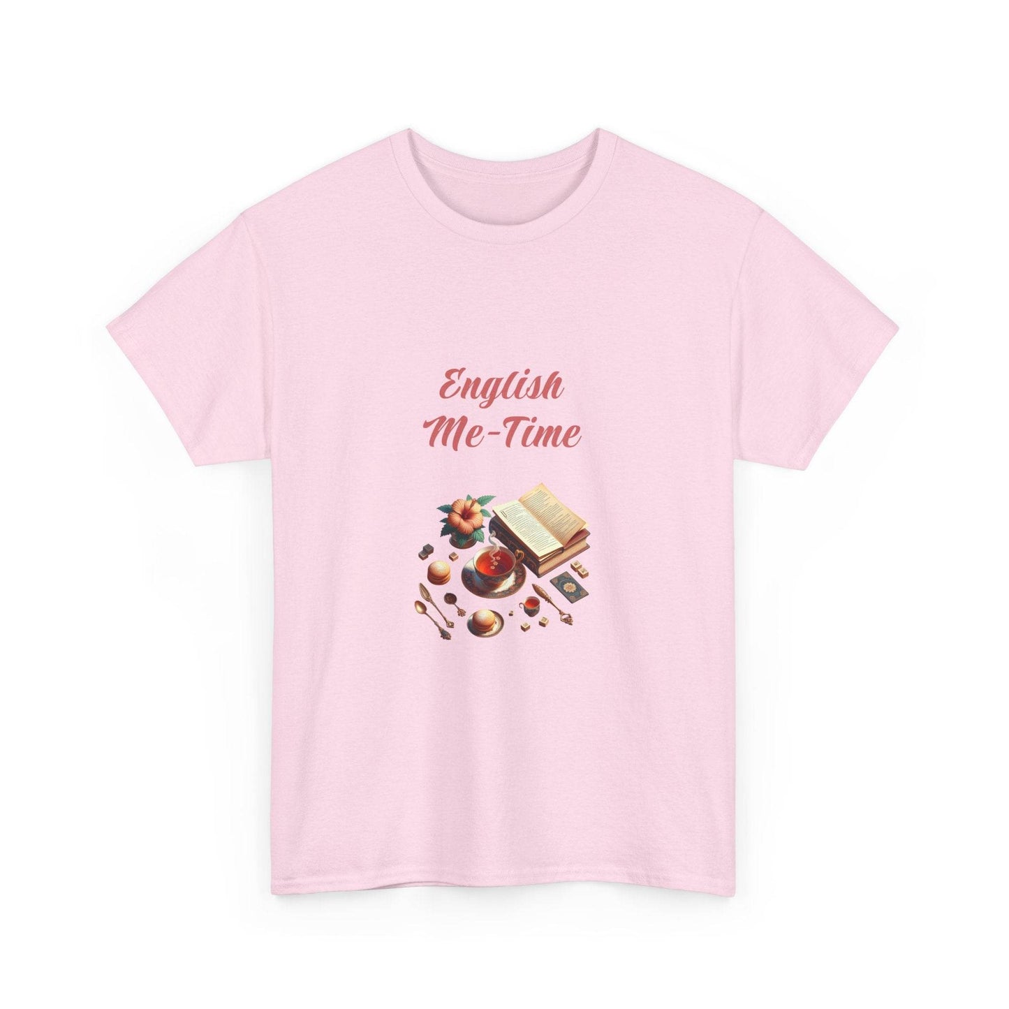 English Me-Time - A Unisex Heavy Cotton Tee - Perfect for Book Lovers - The Dreamer's Bookshop.