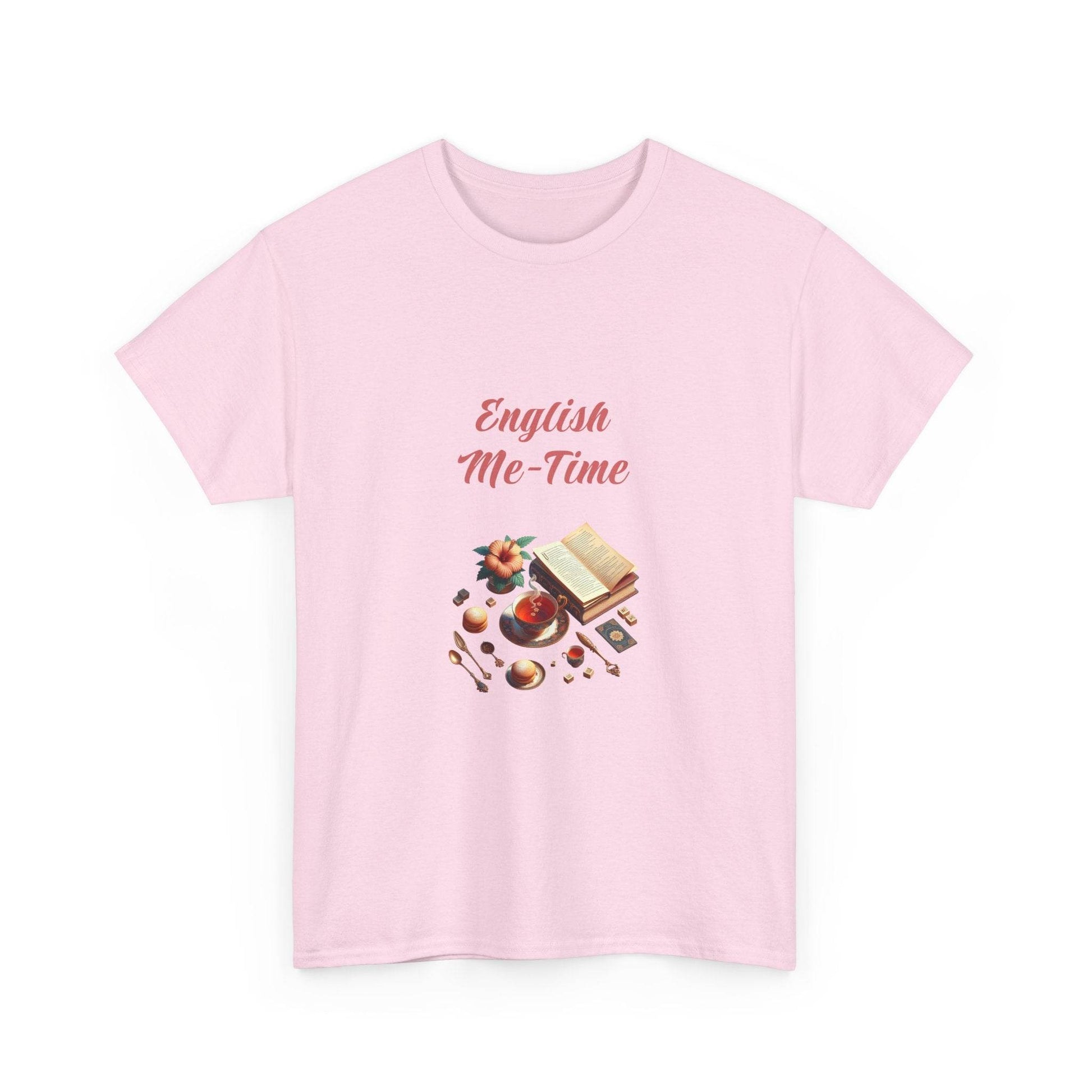English Me-Time - A Unisex Heavy Cotton Tee - Perfect for Book Lovers - The Dreamer's Bookshop.
