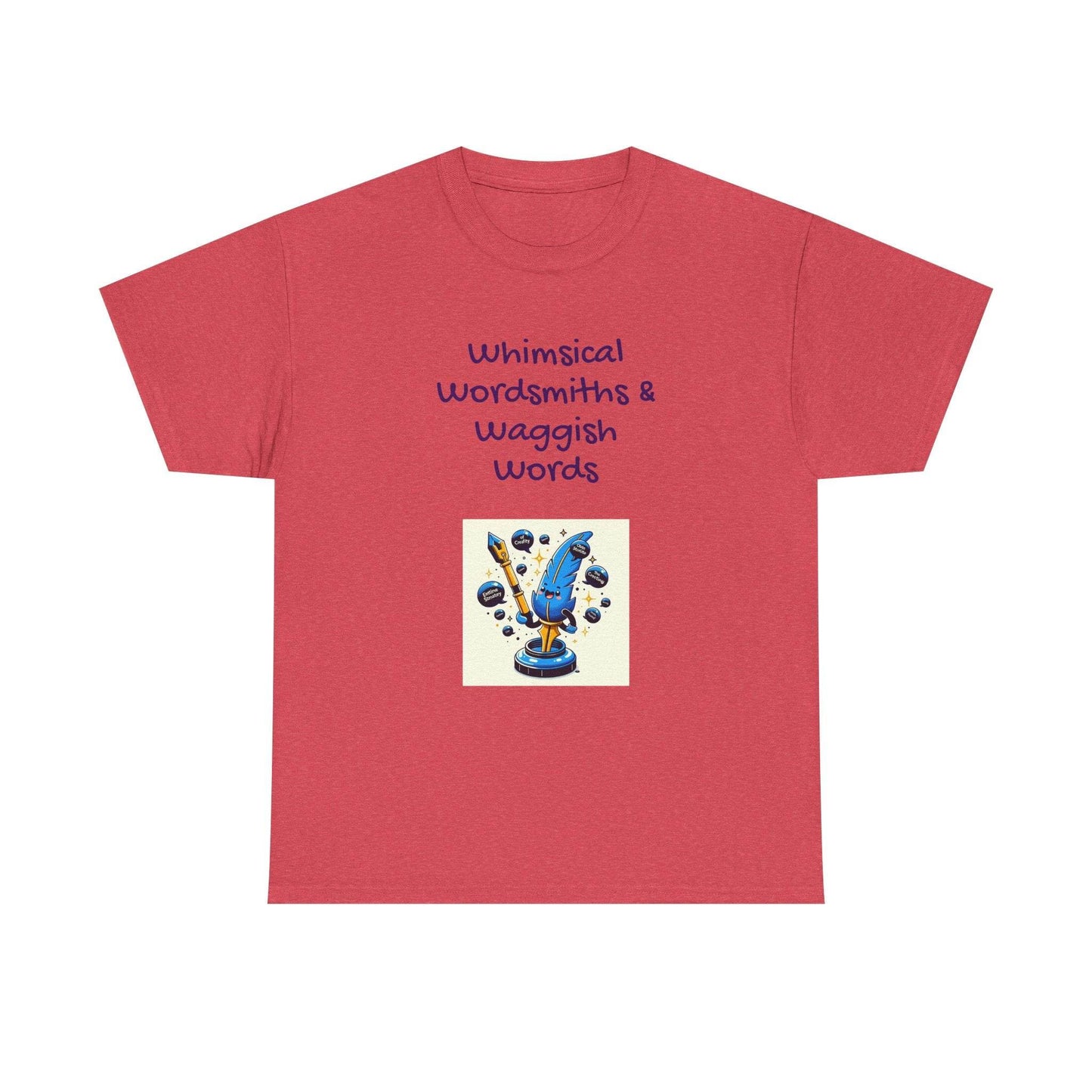 Whimsical Words Unisex Cotton Tee - Fun Graphic T-Shirt for Word Lovers - The Dreamer's Bookshop.