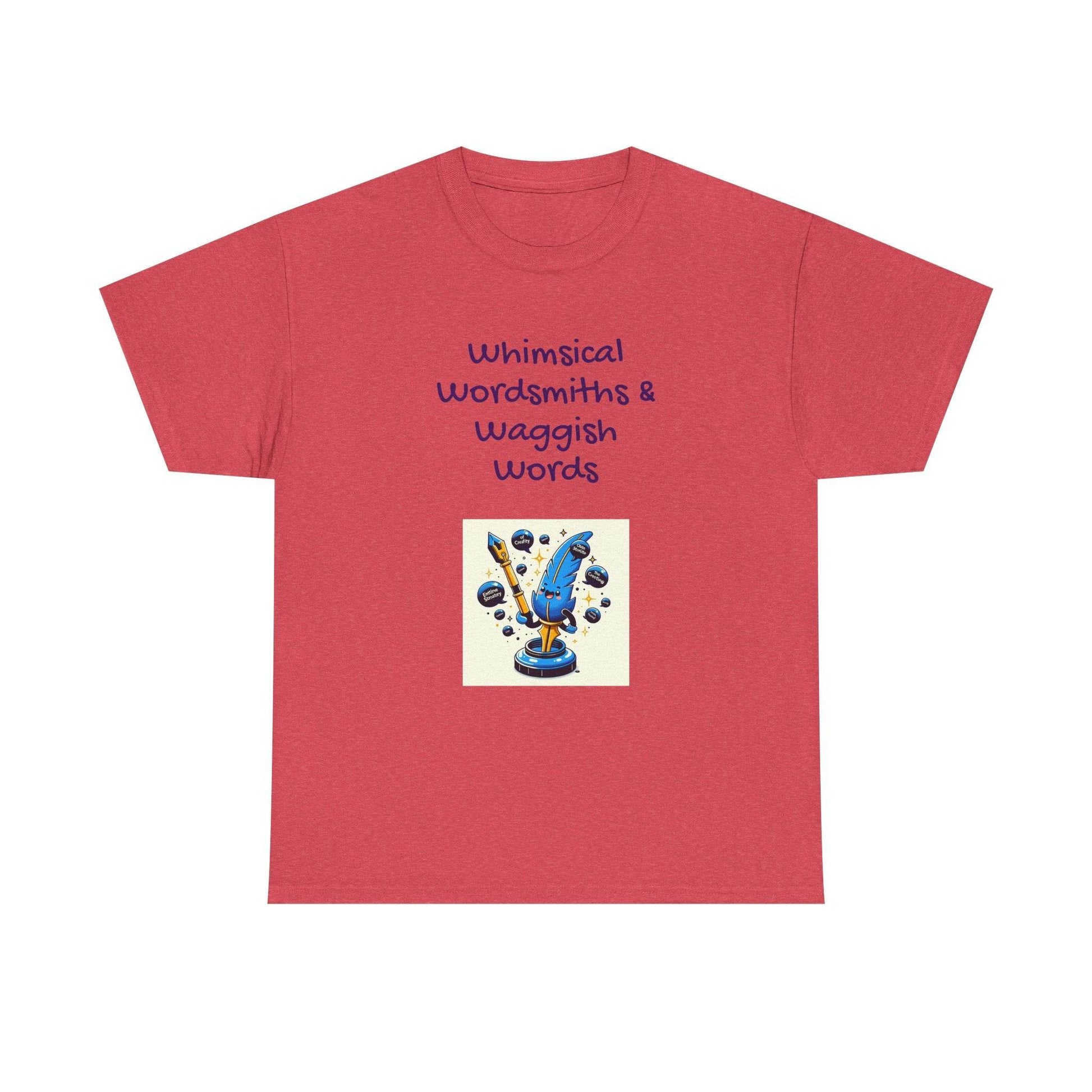 Whimsical Words Unisex Cotton Tee - Fun Graphic T-Shirt for Word Lovers - The Dreamer's Bookshop.