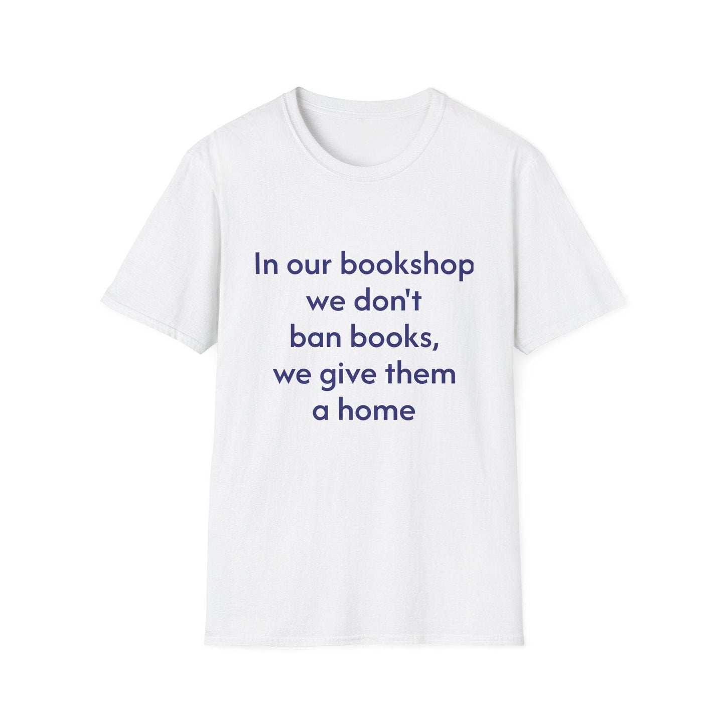 Unisex Softstyle T-Shirt - 'In our bookshop' - The Dreamer's Bookshop.