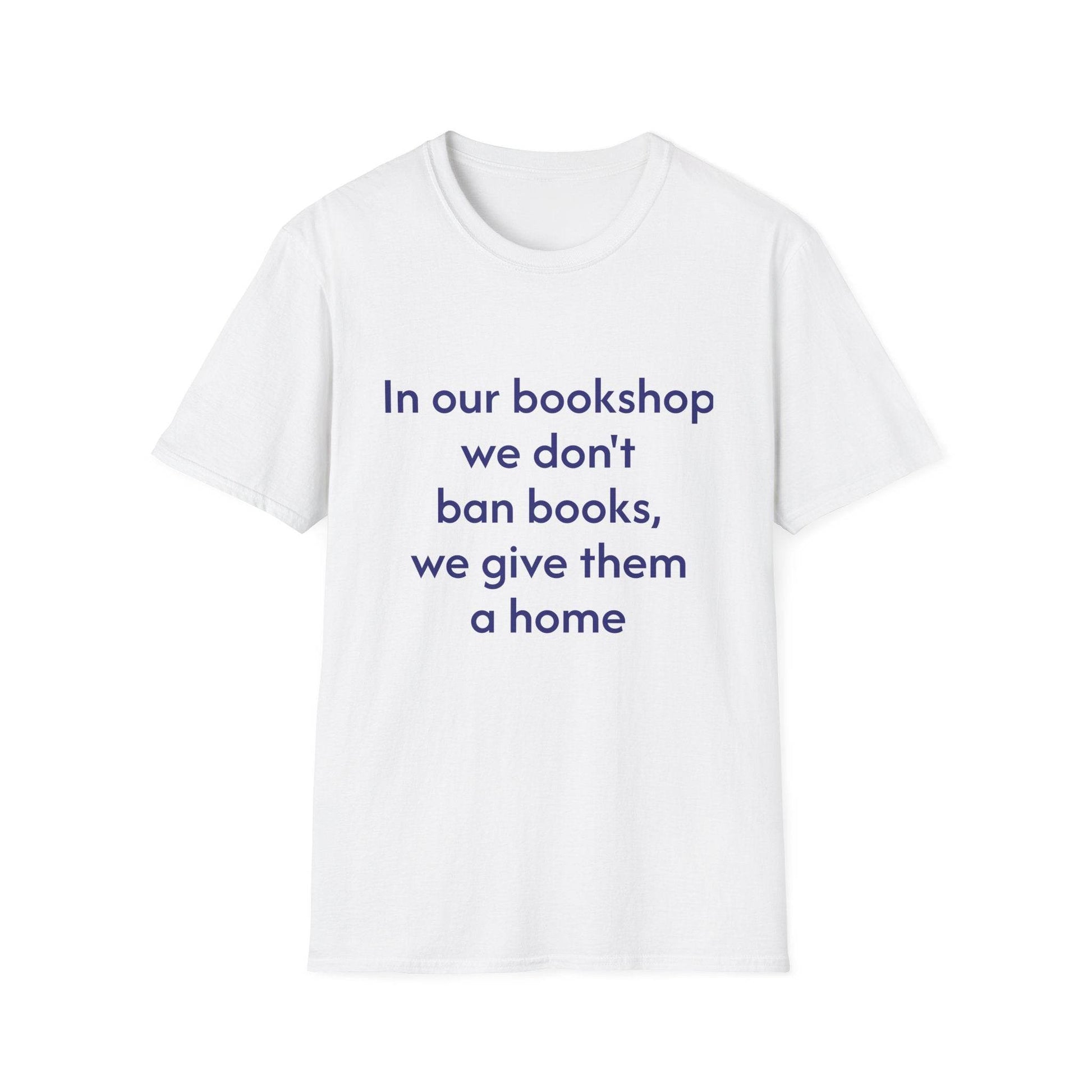 Unisex Softstyle T-Shirt - 'In our bookshop' - The Dreamer's Bookshop.