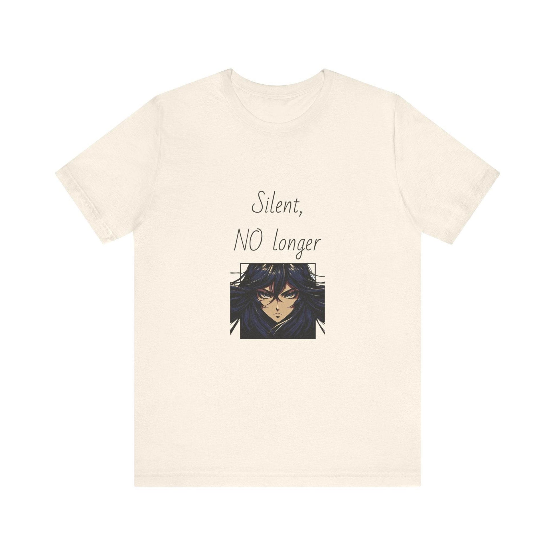 Fierce Survivor Unisex Short Sleeve Tee - Silent, NO longer - The Dreamer's Bookshop.