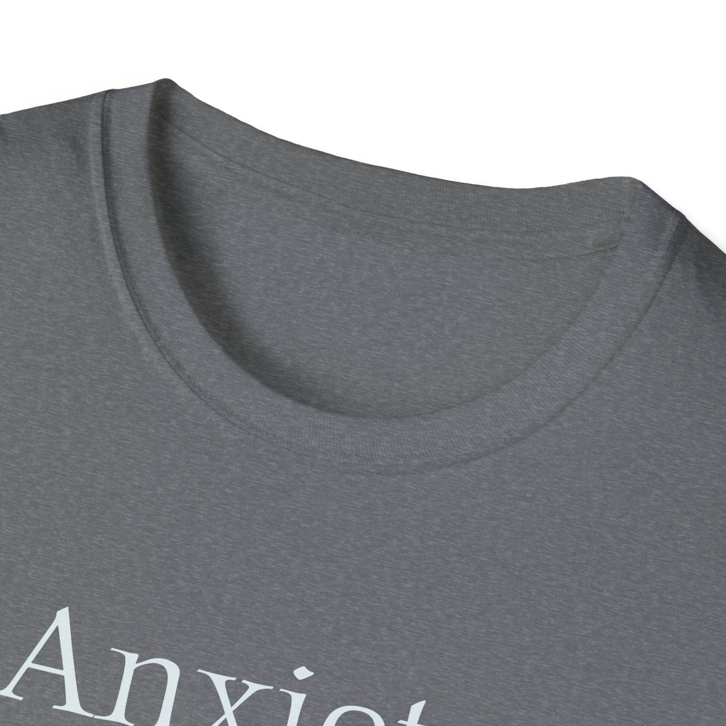 Anxiety Warrior Unisex Softstyle T-Shirt - Empowering Battle Against Mental Health - The Dreamer's Bookshop.