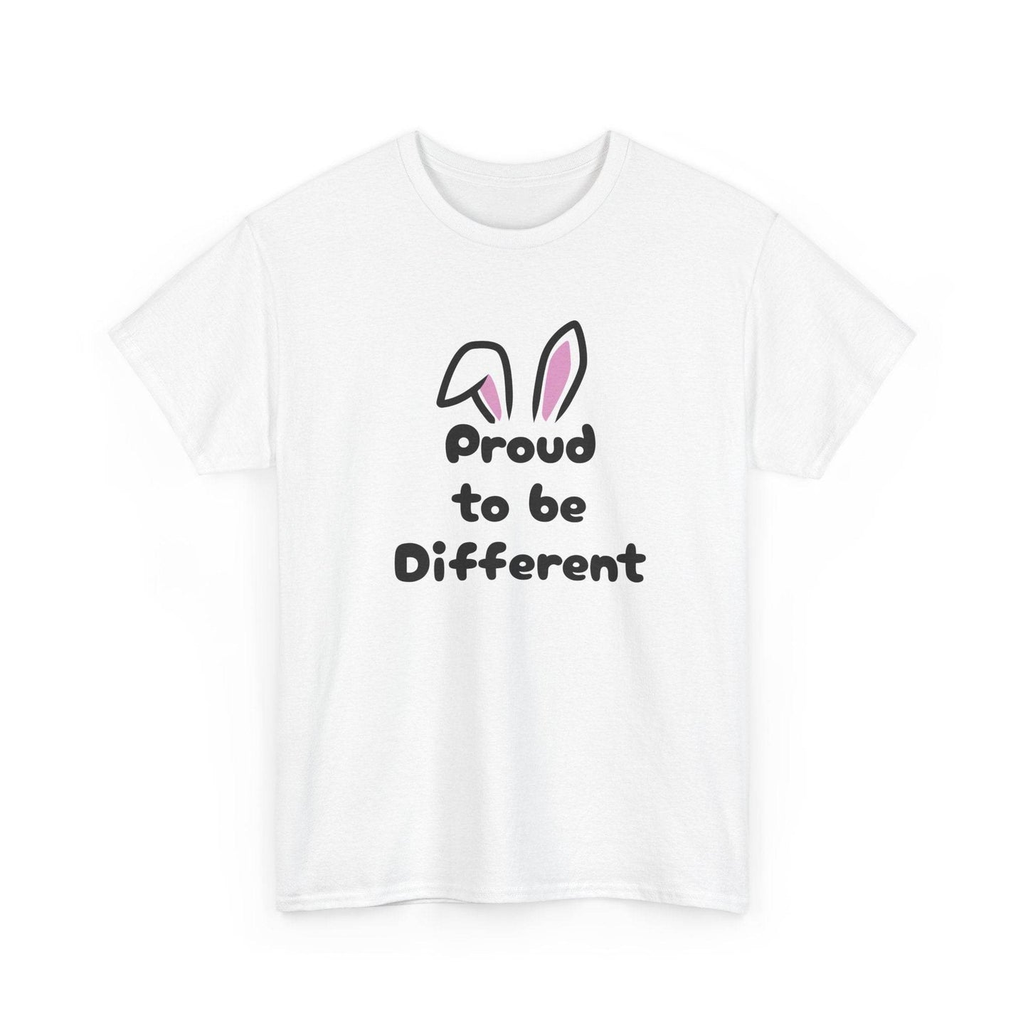 Proud to be Different Unisex Heavy Cotton Tee - Celebrate Individuality & Self-Expression - The Dreamer's Bookshop.