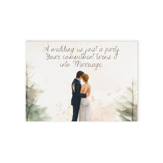 The Dreamer's Bookshop Cute "Marriage" Wedding Card - The Dreamer's Bookshop.