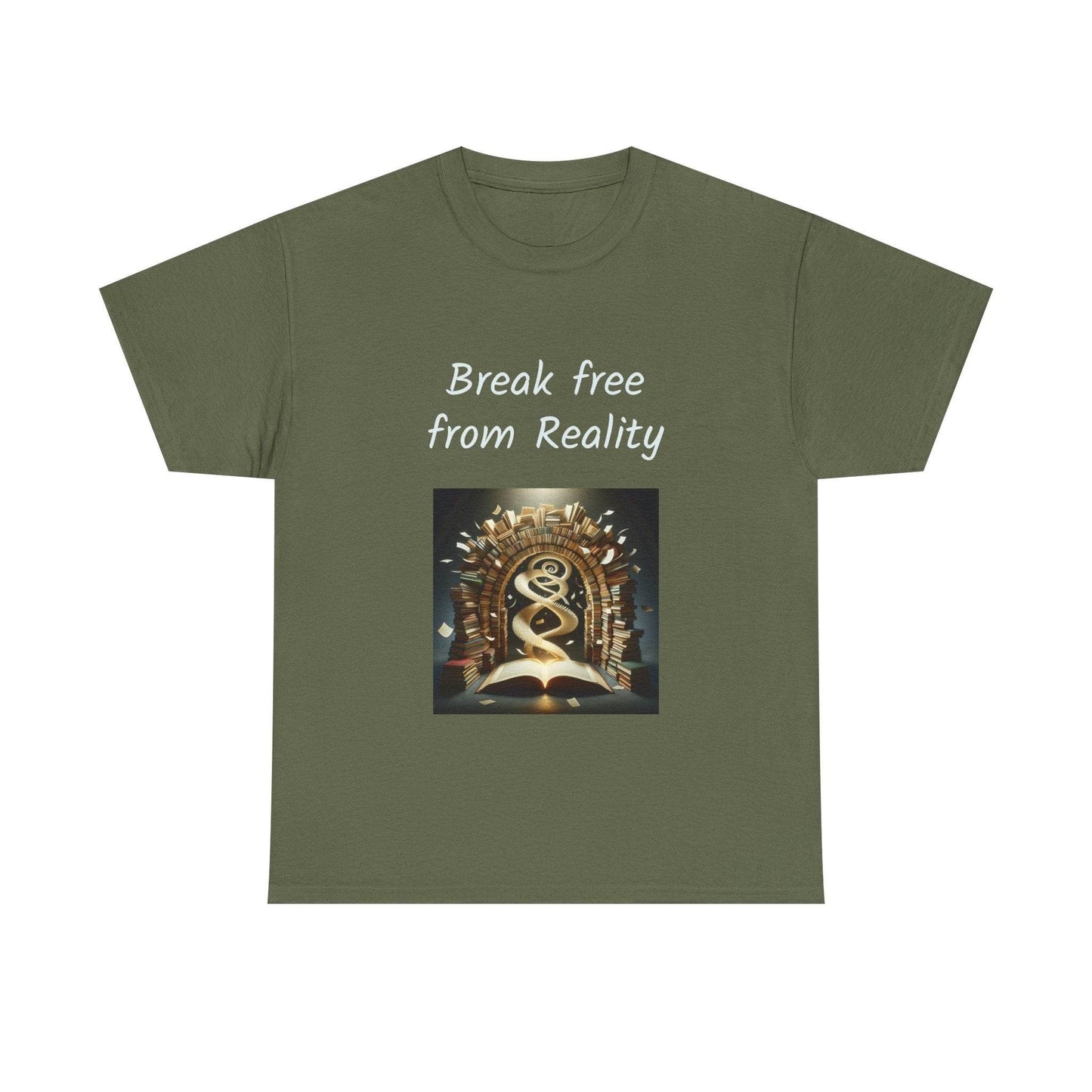 Break Free - Unisex Heavy Cotton Tee - Book Lovers - The Dreamer's Bookshop.