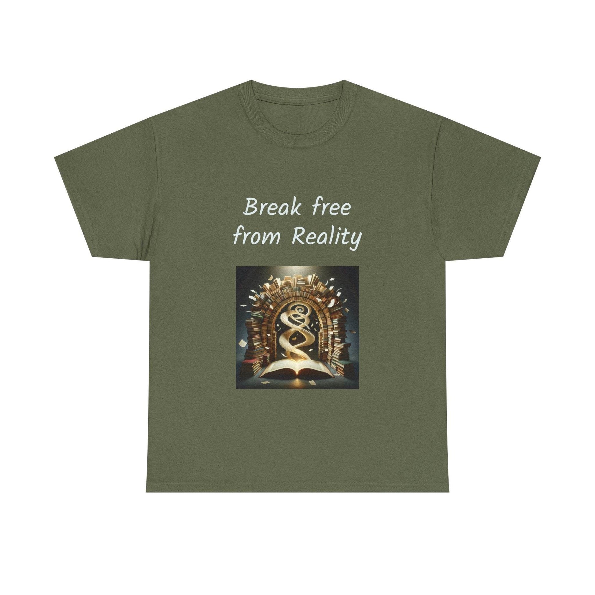 Break Free - Unisex Heavy Cotton Tee - Book Lovers - The Dreamer's Bookshop.