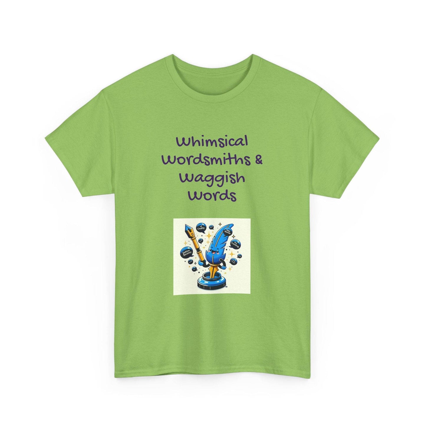 Whimsical Words Unisex Cotton Tee - Fun Graphic T-Shirt for Word Lovers - The Dreamer's Bookshop.