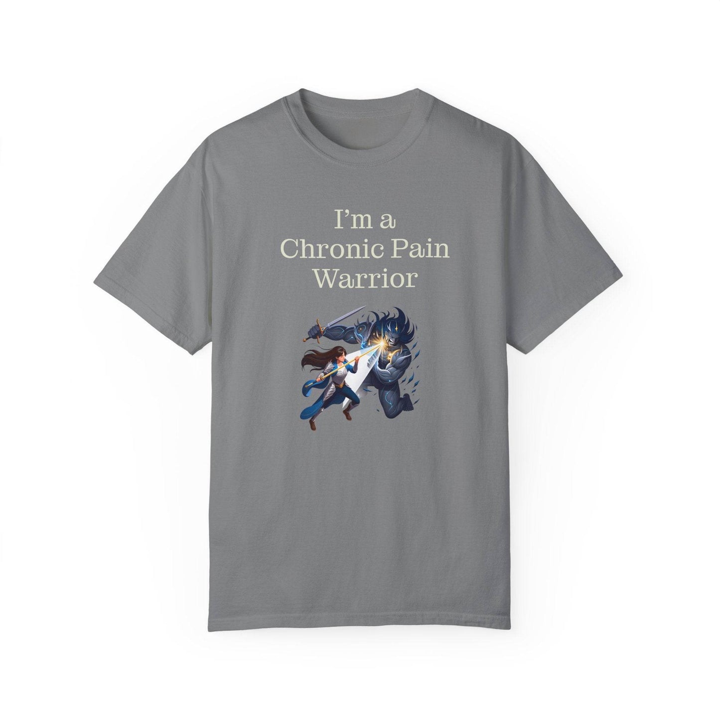 Chronic Pain Warrior Unisex T-Shirt - Empowering Tee for Healthcare Awareness - The Dreamer's Bookshop.